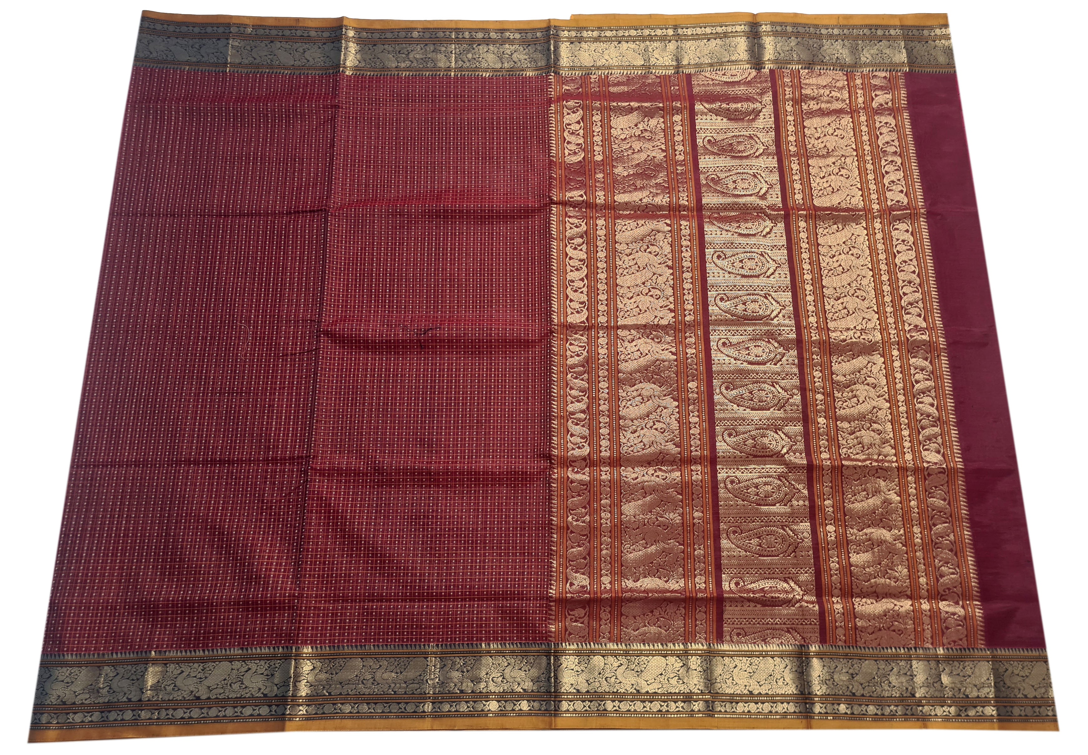 Kanchipuram Pure Silk Cotton Saree