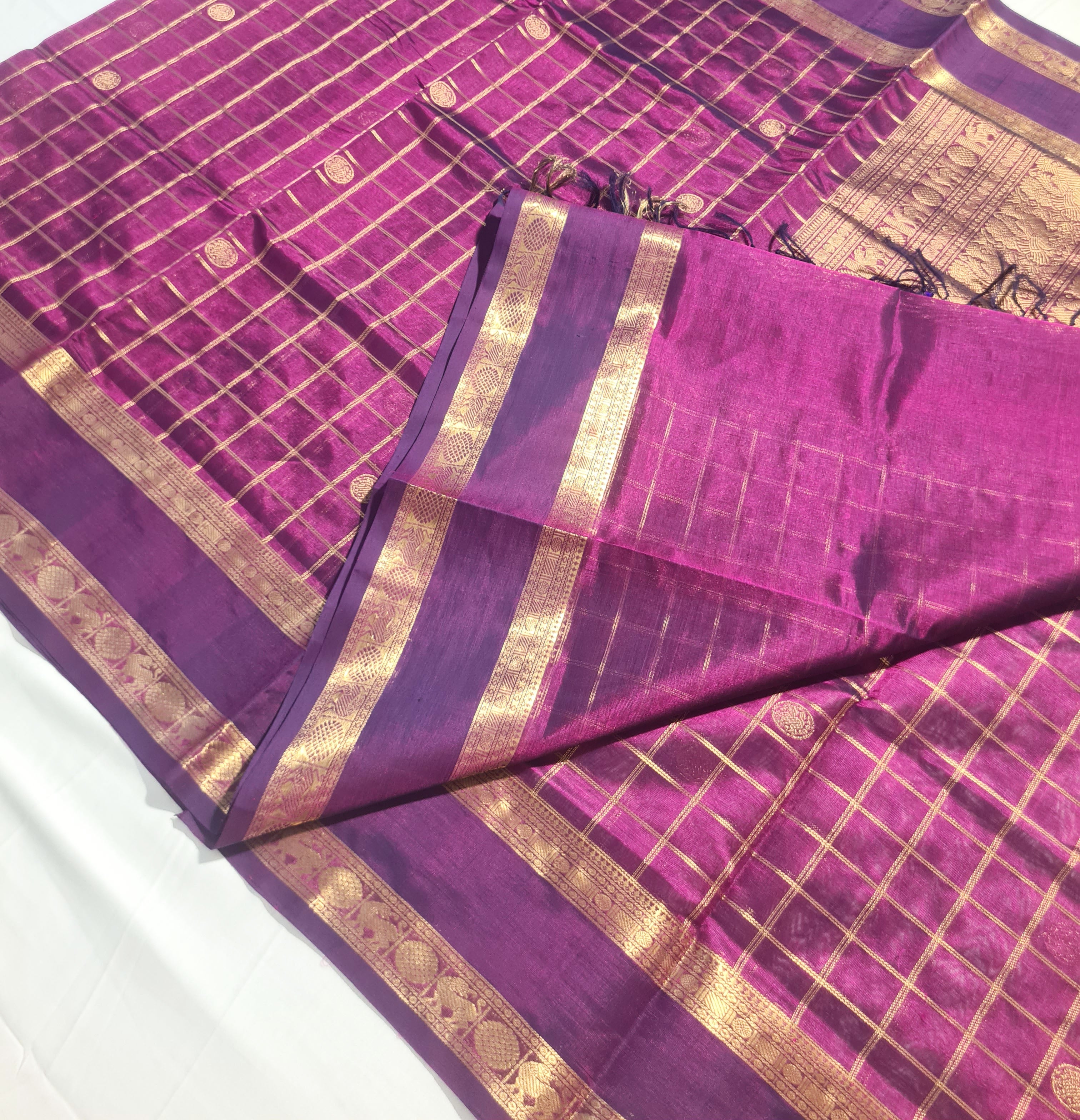 Kanchipuram Pure Silk Cotton Saree