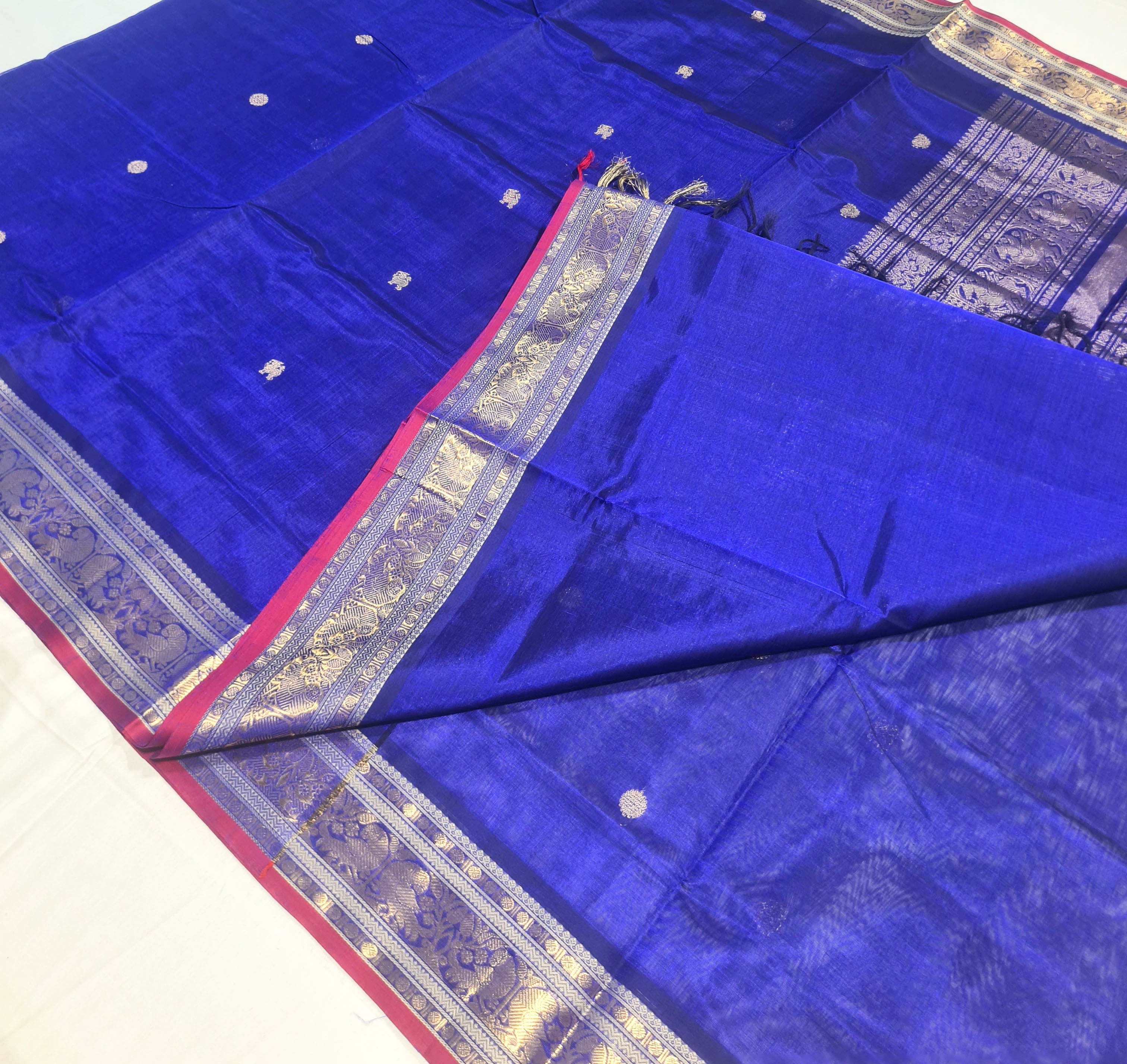 Kanchipuram Pure Silk Cotton Saree