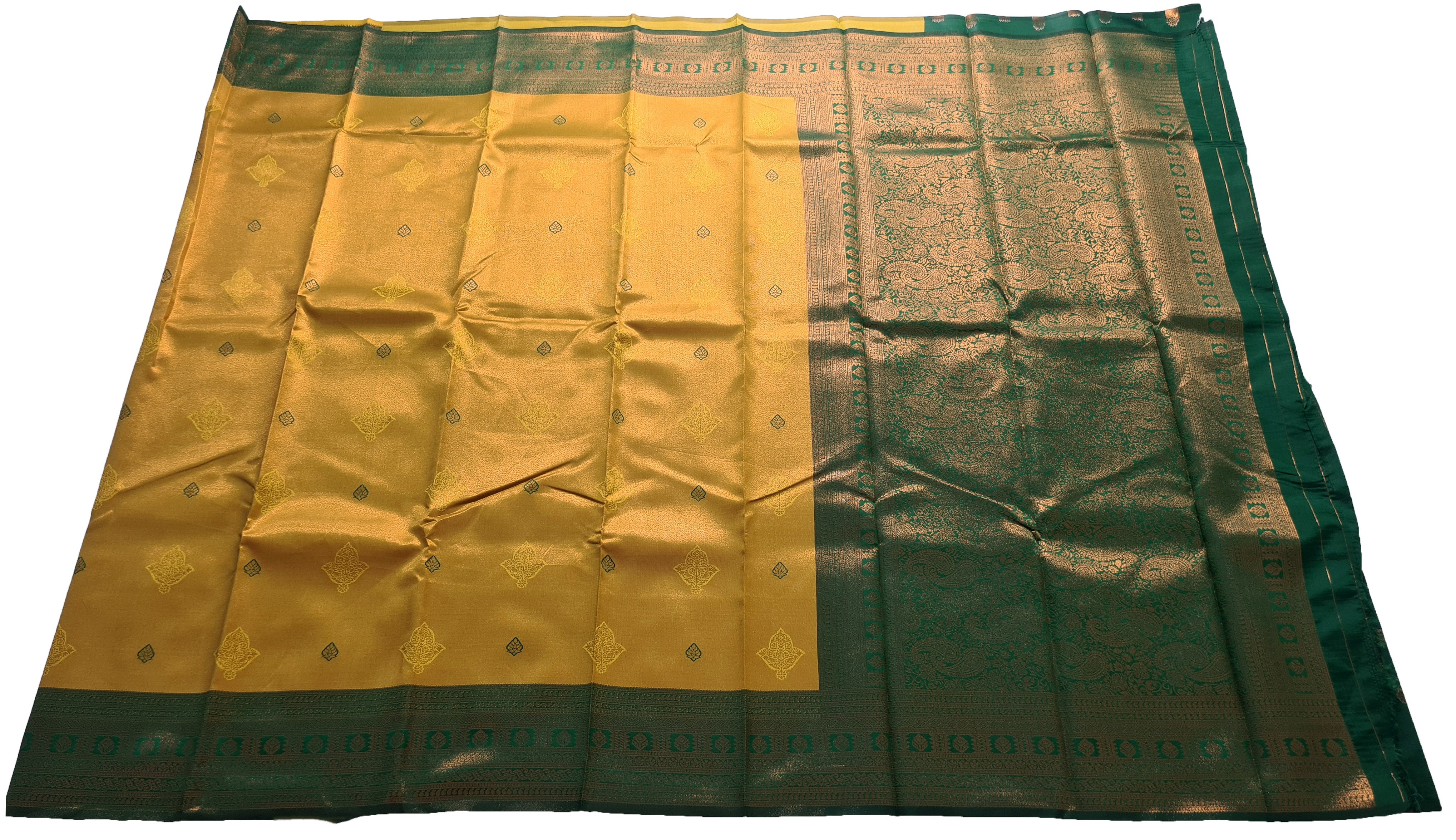 Antique Zari Butta Silk Saree