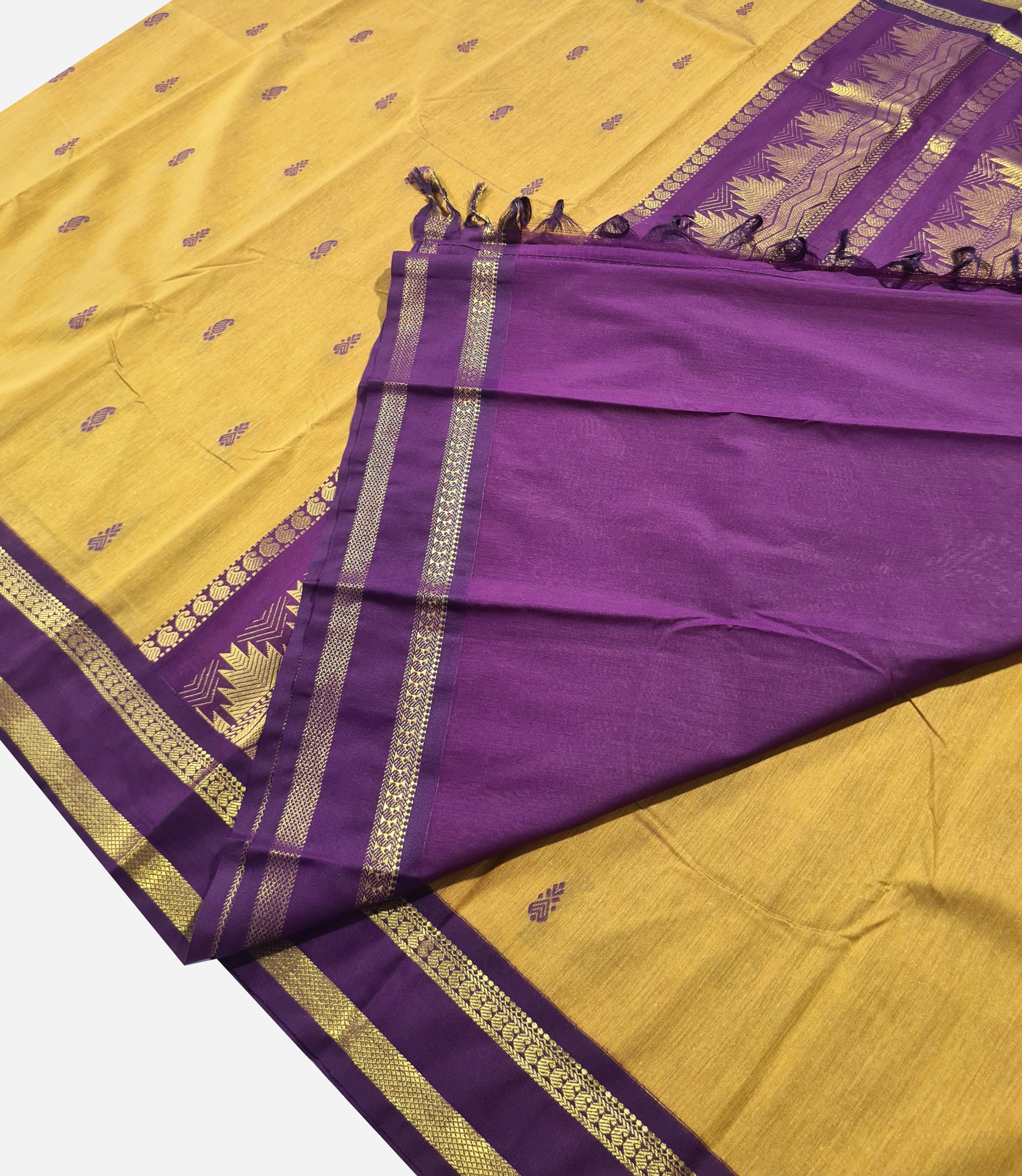 Vairaoosi Agarlic Cotton Silk Sarees