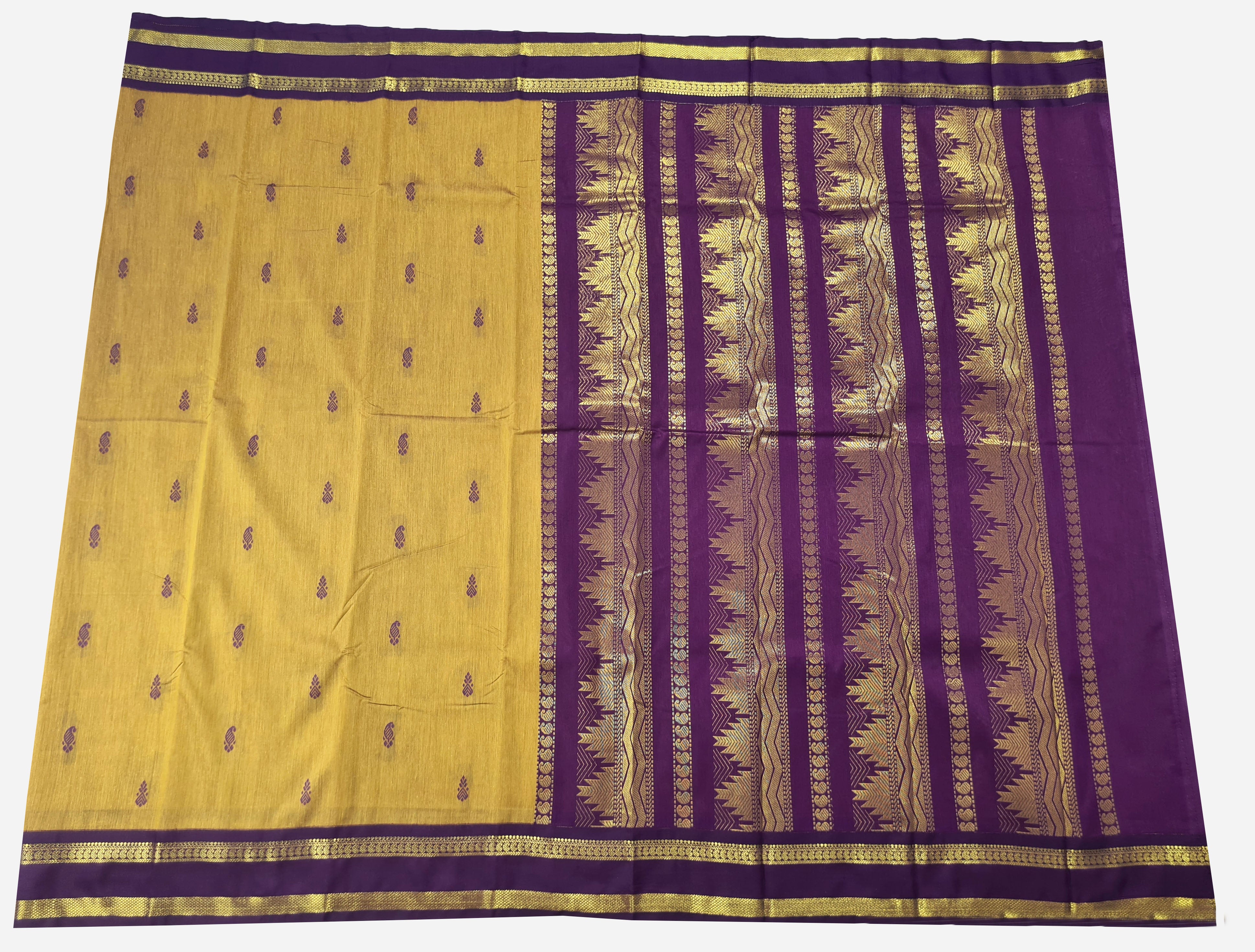 Vairaoosi Agarlic Cotton Silk Sarees