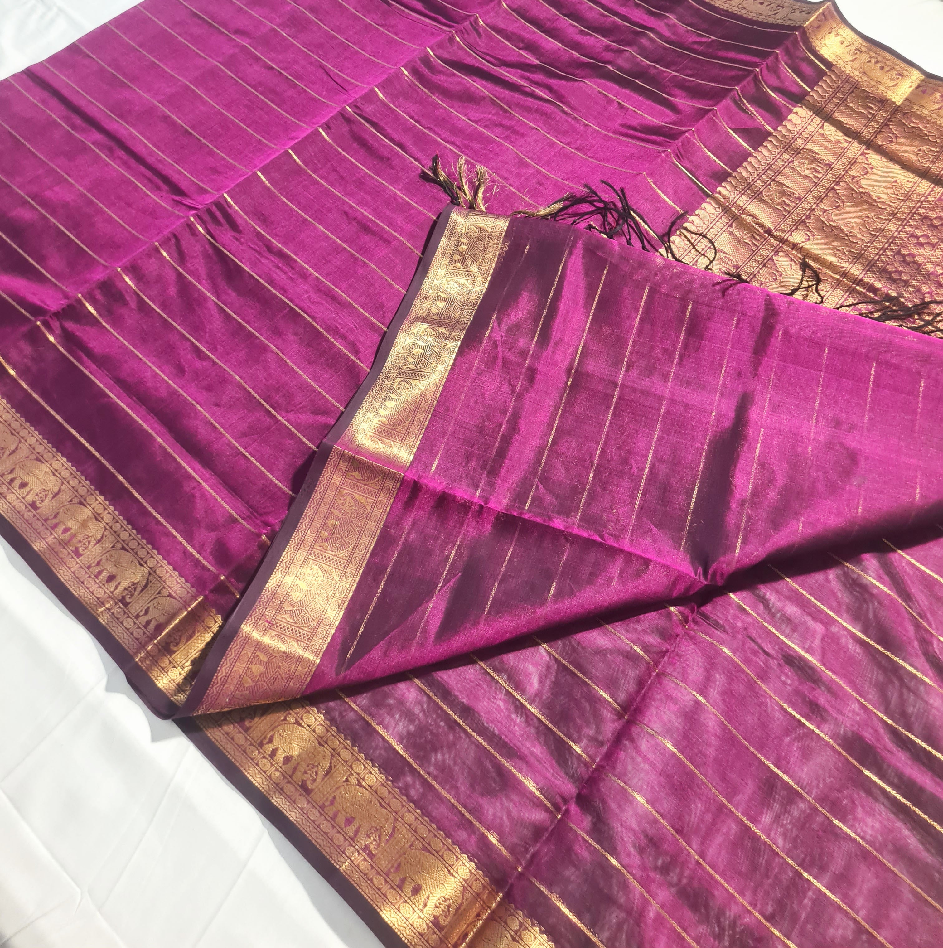 Kanchipuram Pure Silk Cotton Saree
