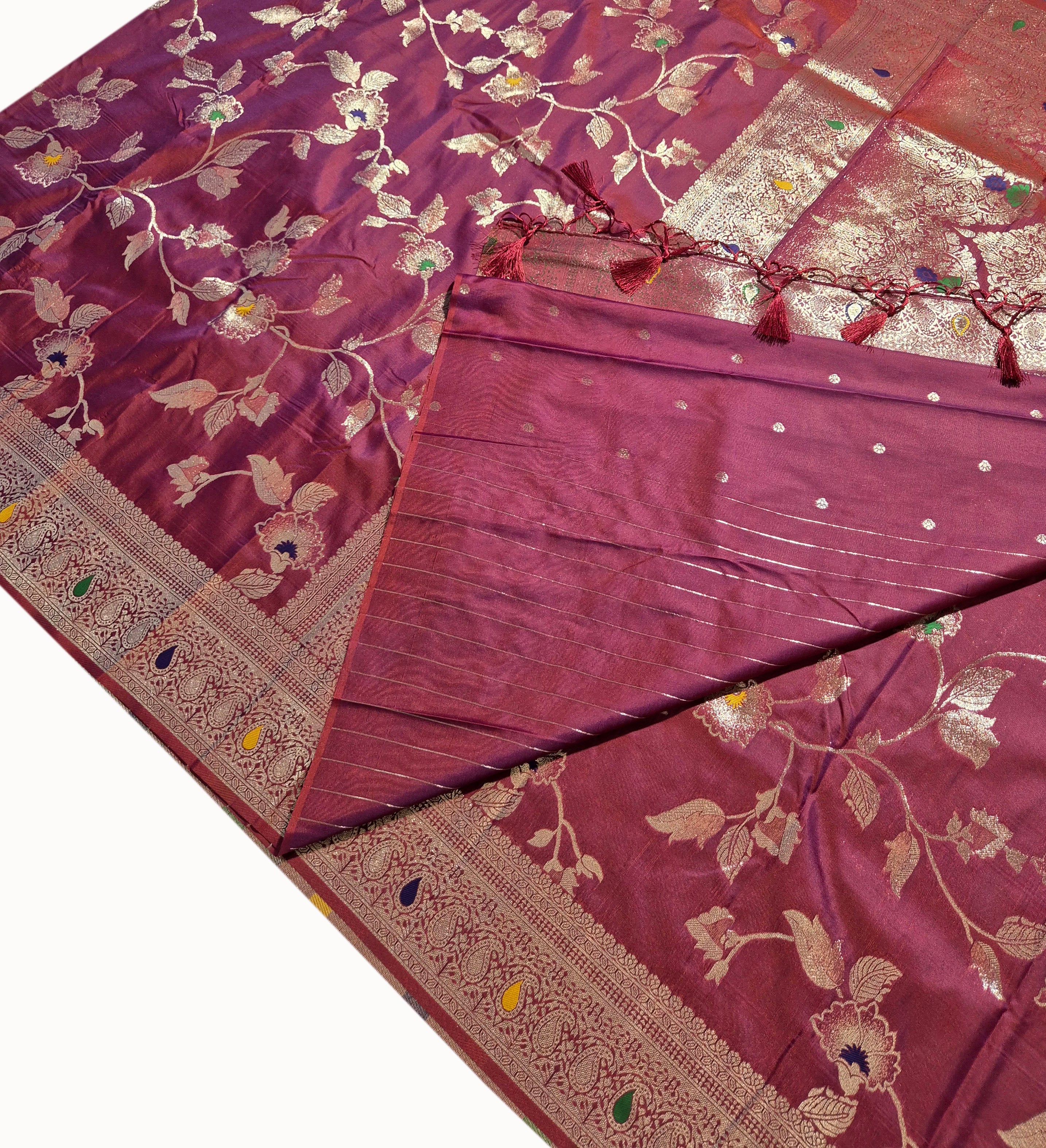 Banarasi semisilk Sarees