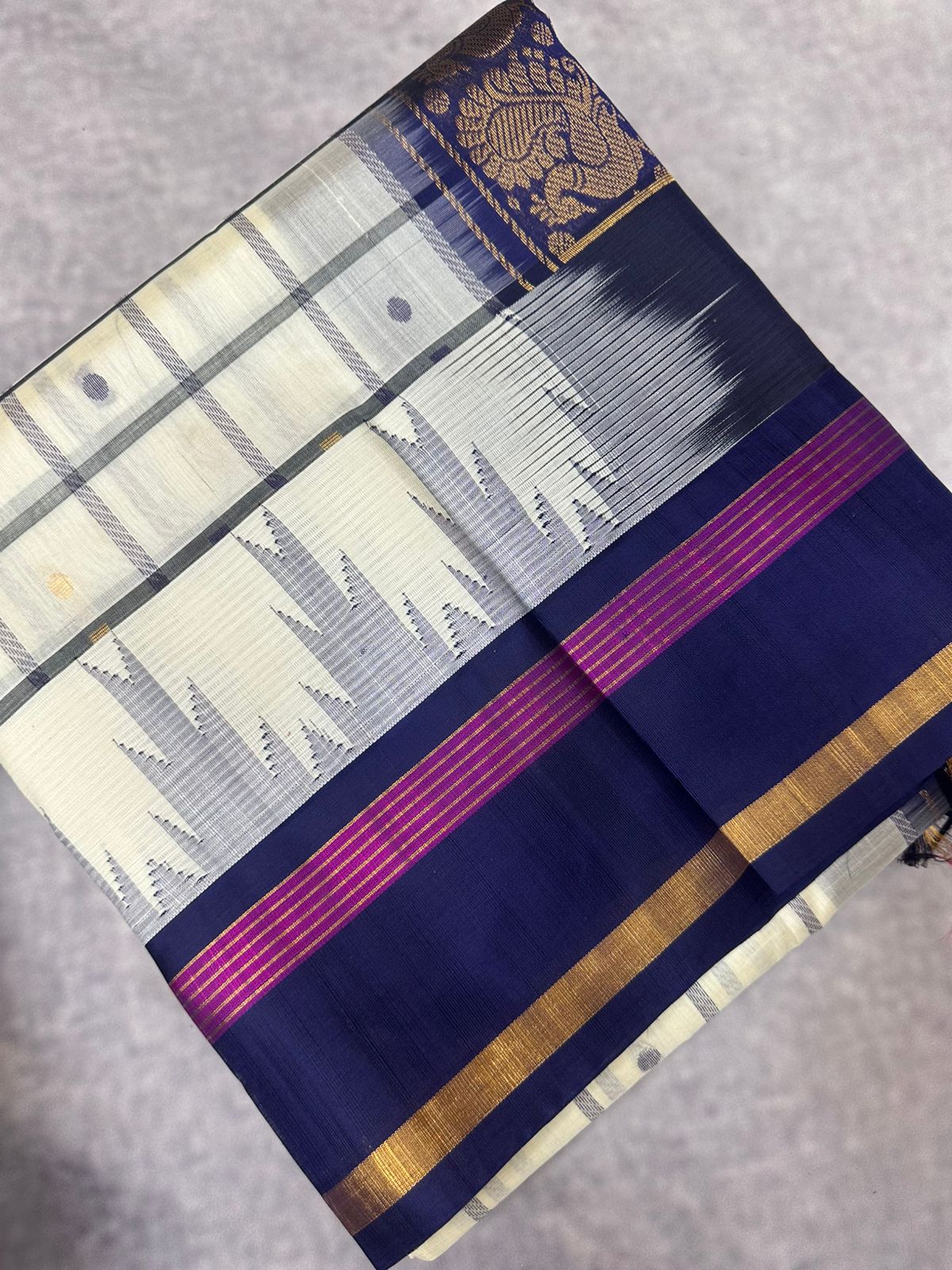 Kanchipuram Pure Silk Cotton Saree