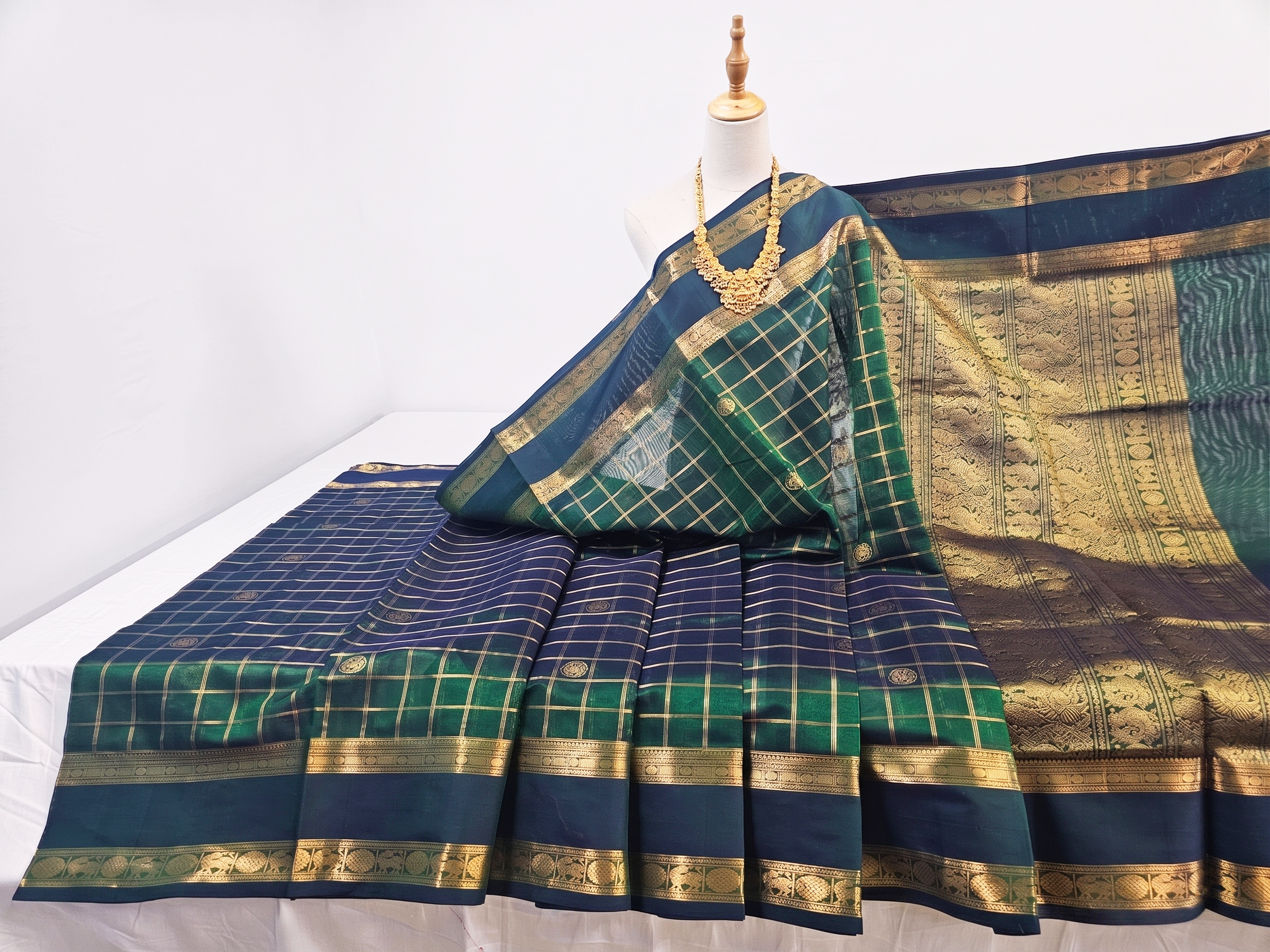 Kanchipuram Pure Silk Cotton Saree