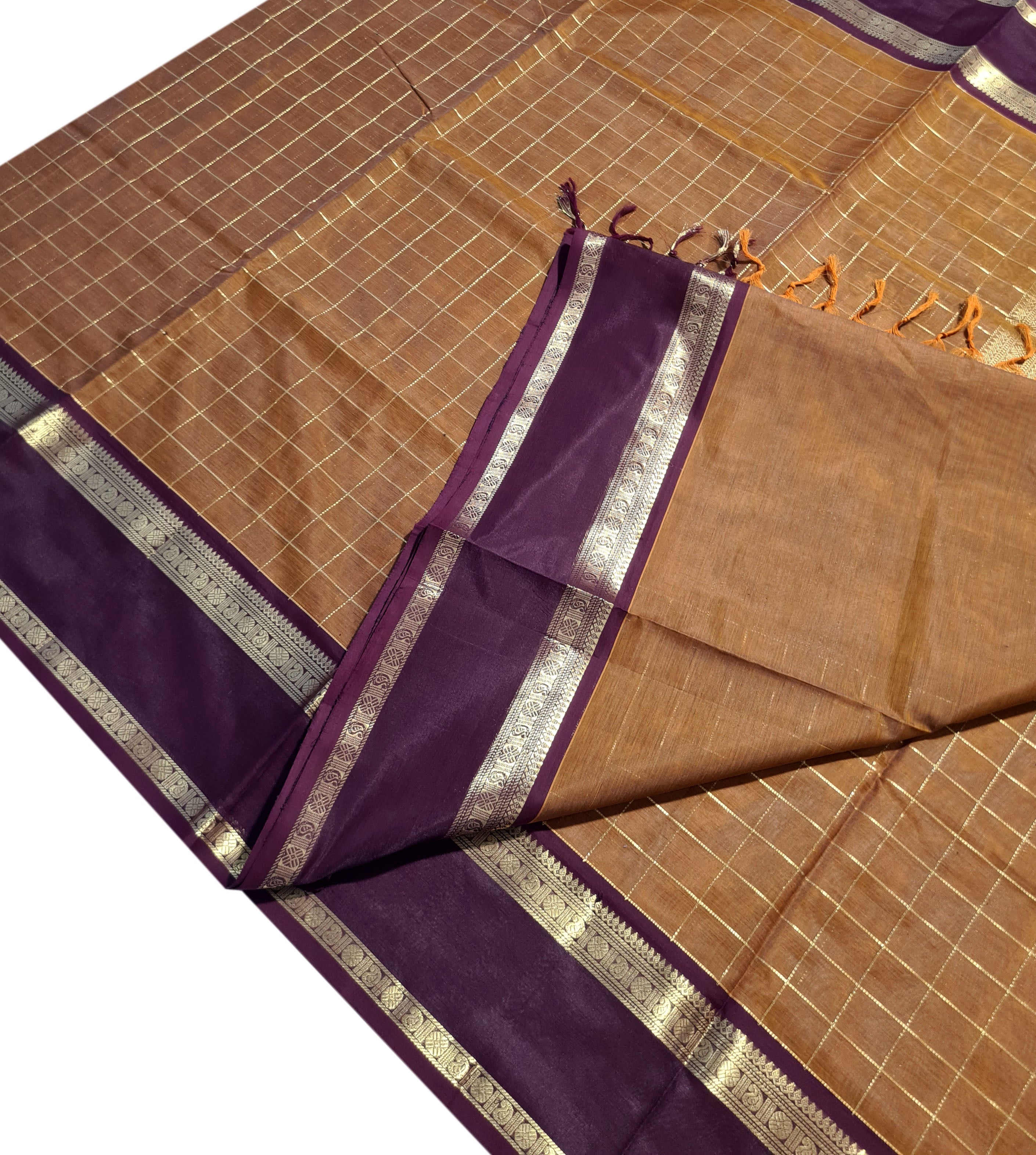 Kanchipuram Pure Silk Cotton Saree