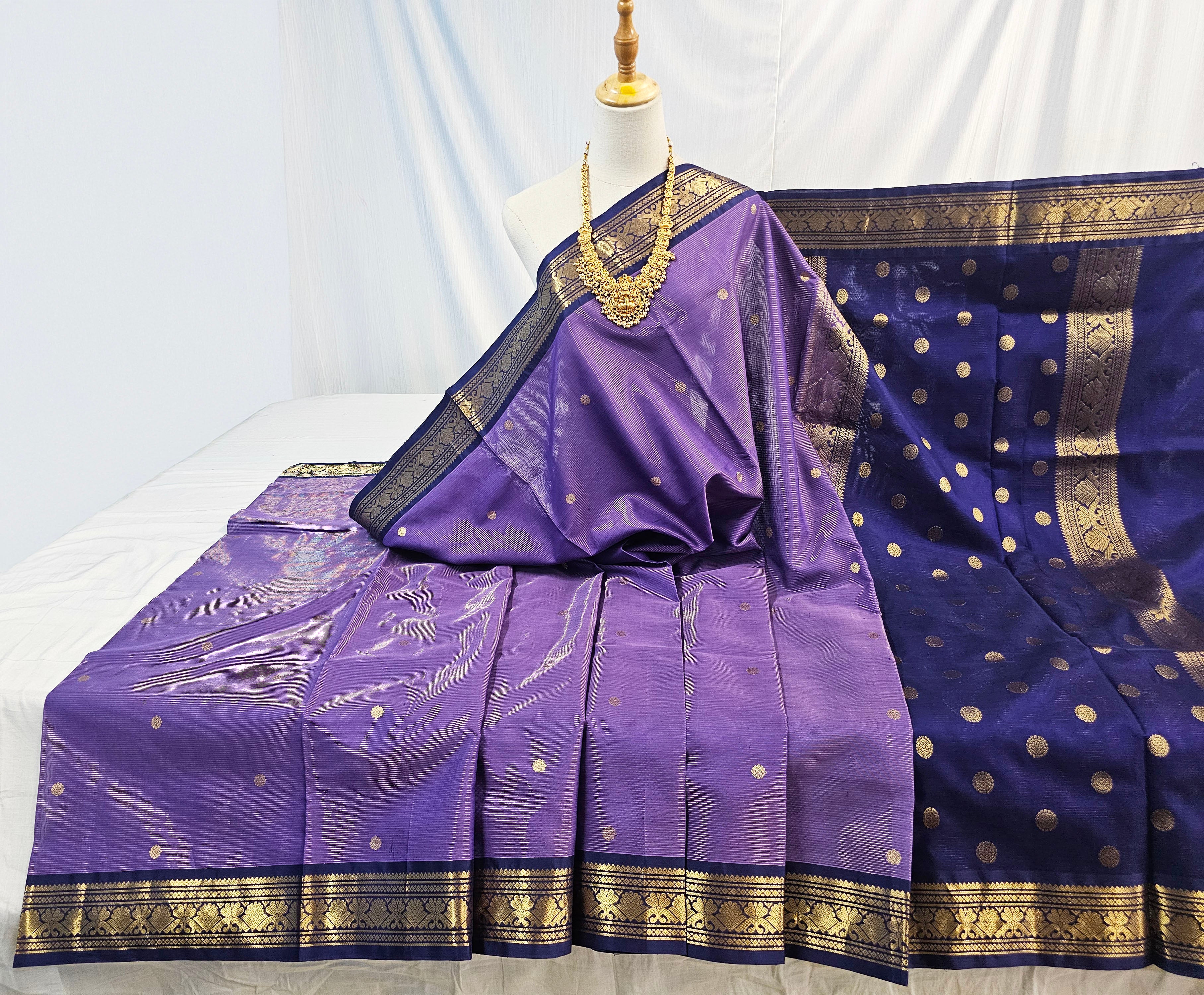 Kanchipuram Pure Silk Cotton Saree