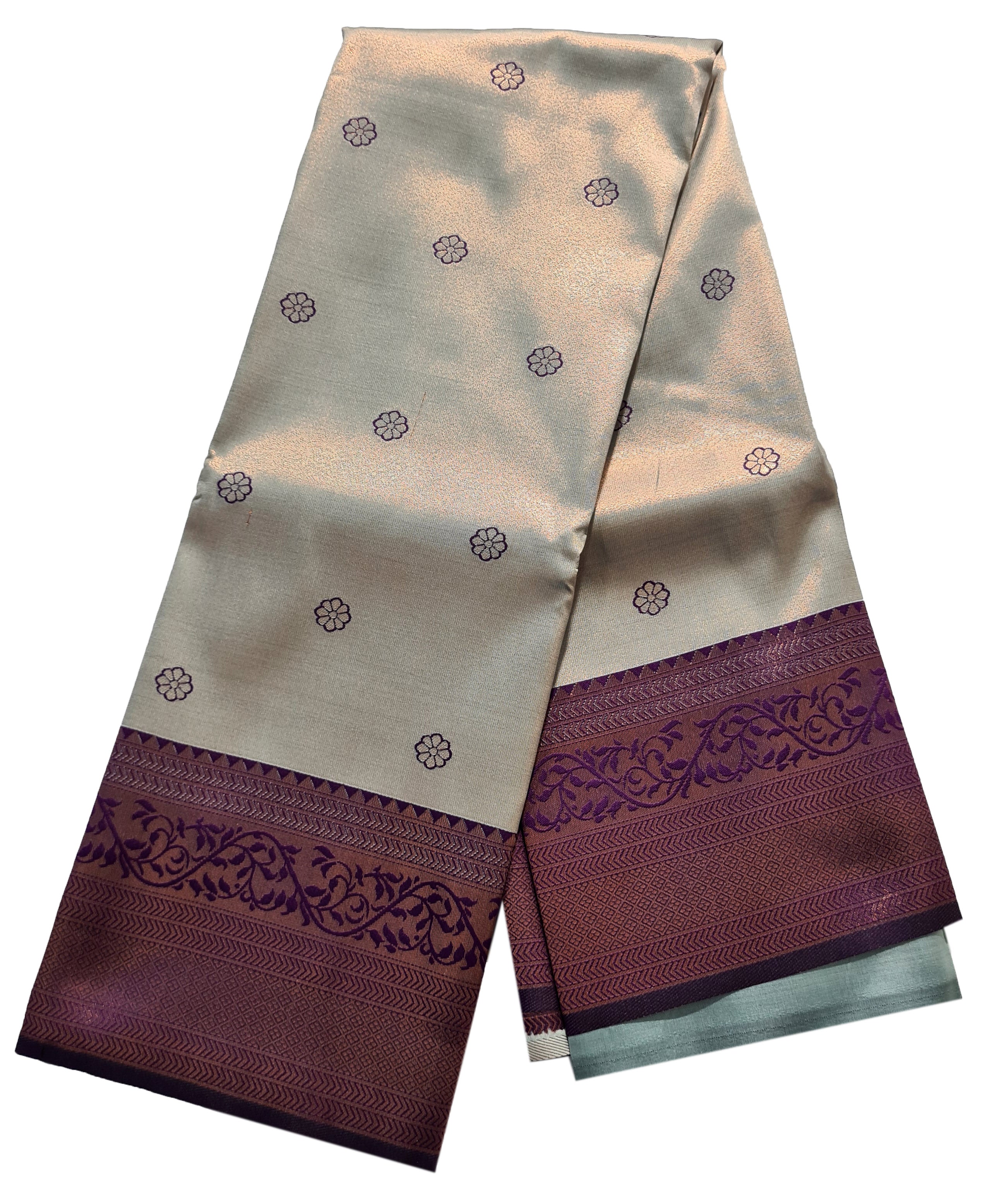 Antique Zari Butta Silk Saree