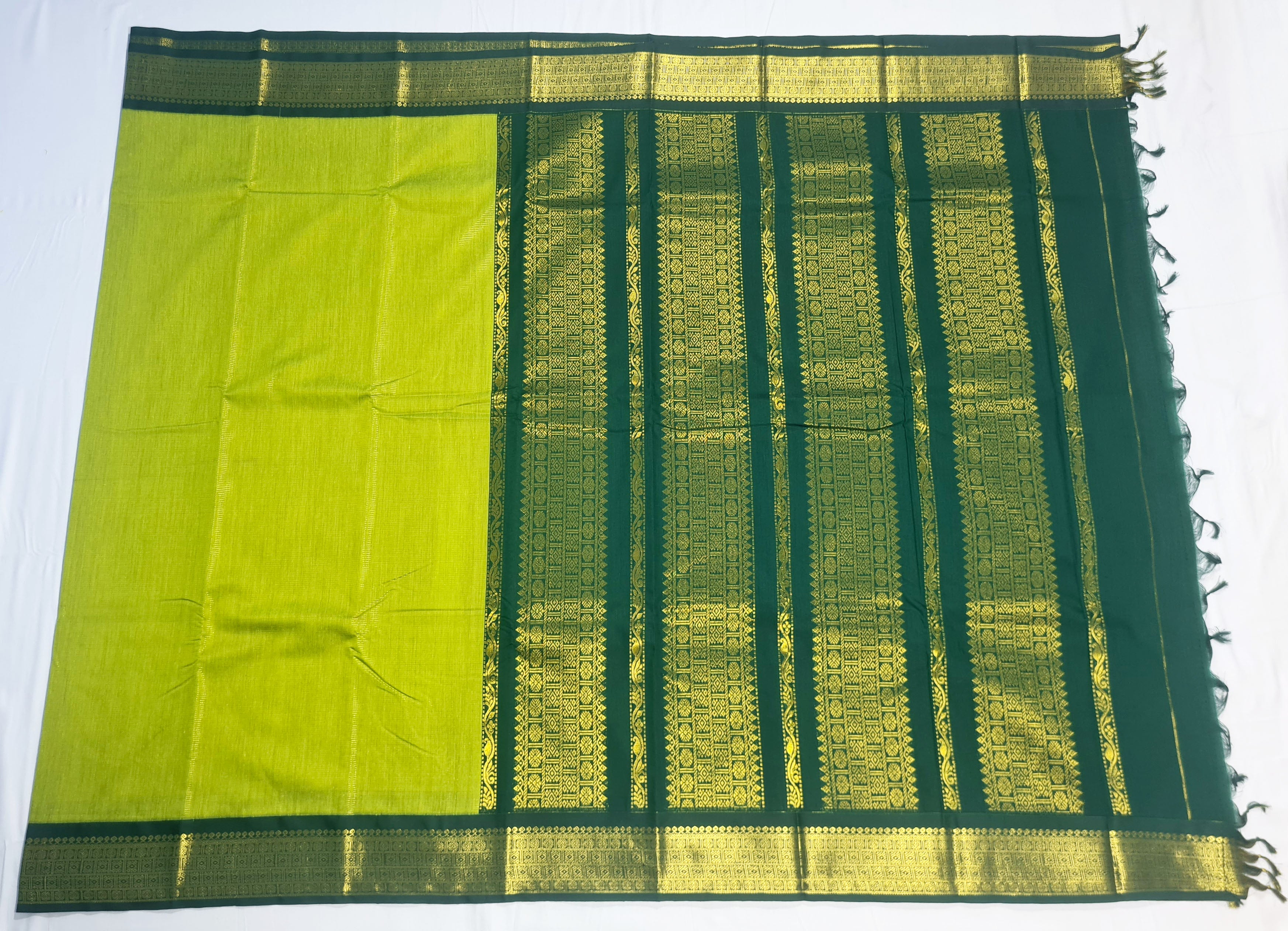 Kanchipuram Agarlic Cotton Sarees