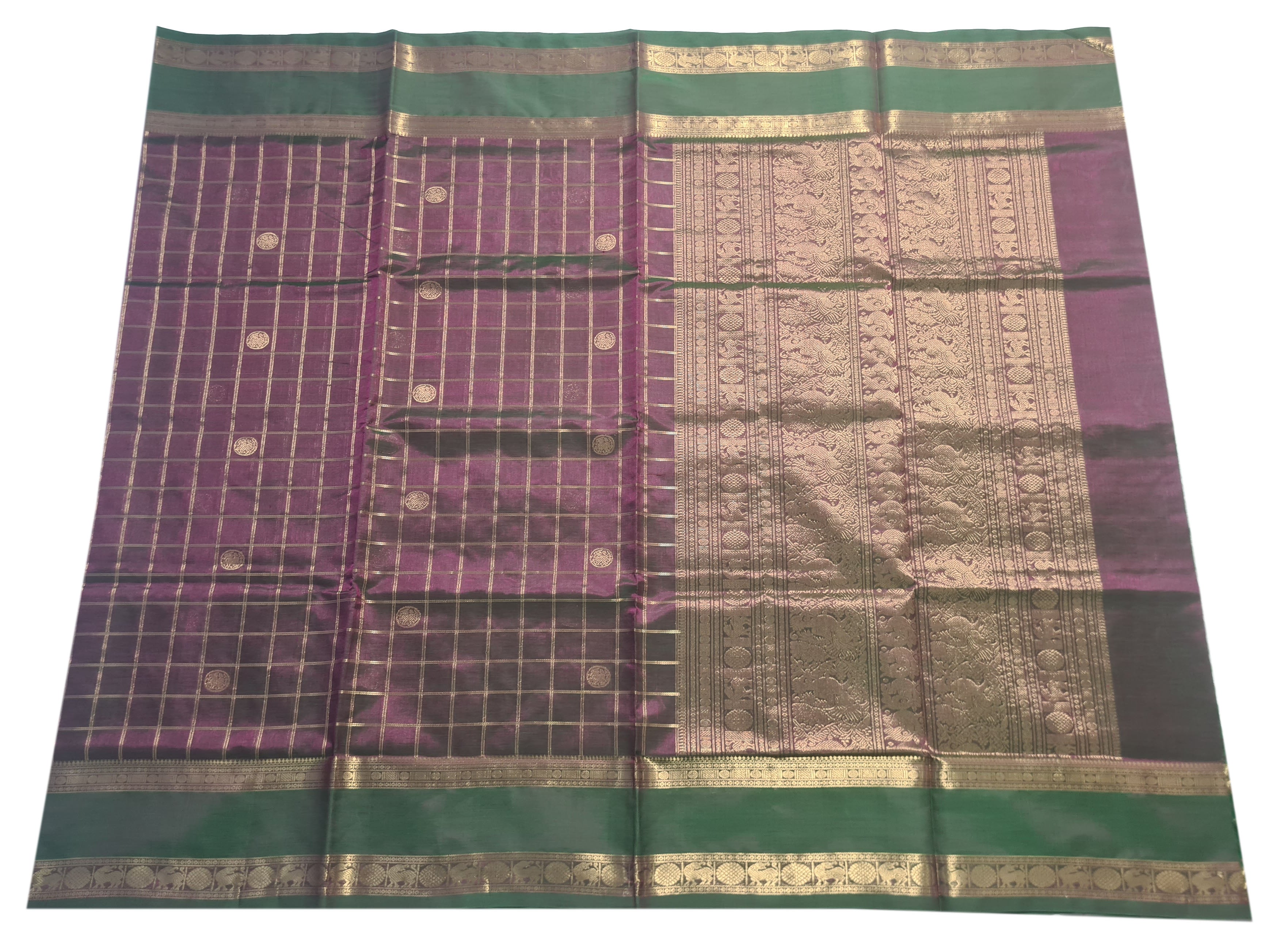 Kanchipuram Pure Silk Cotton Saree