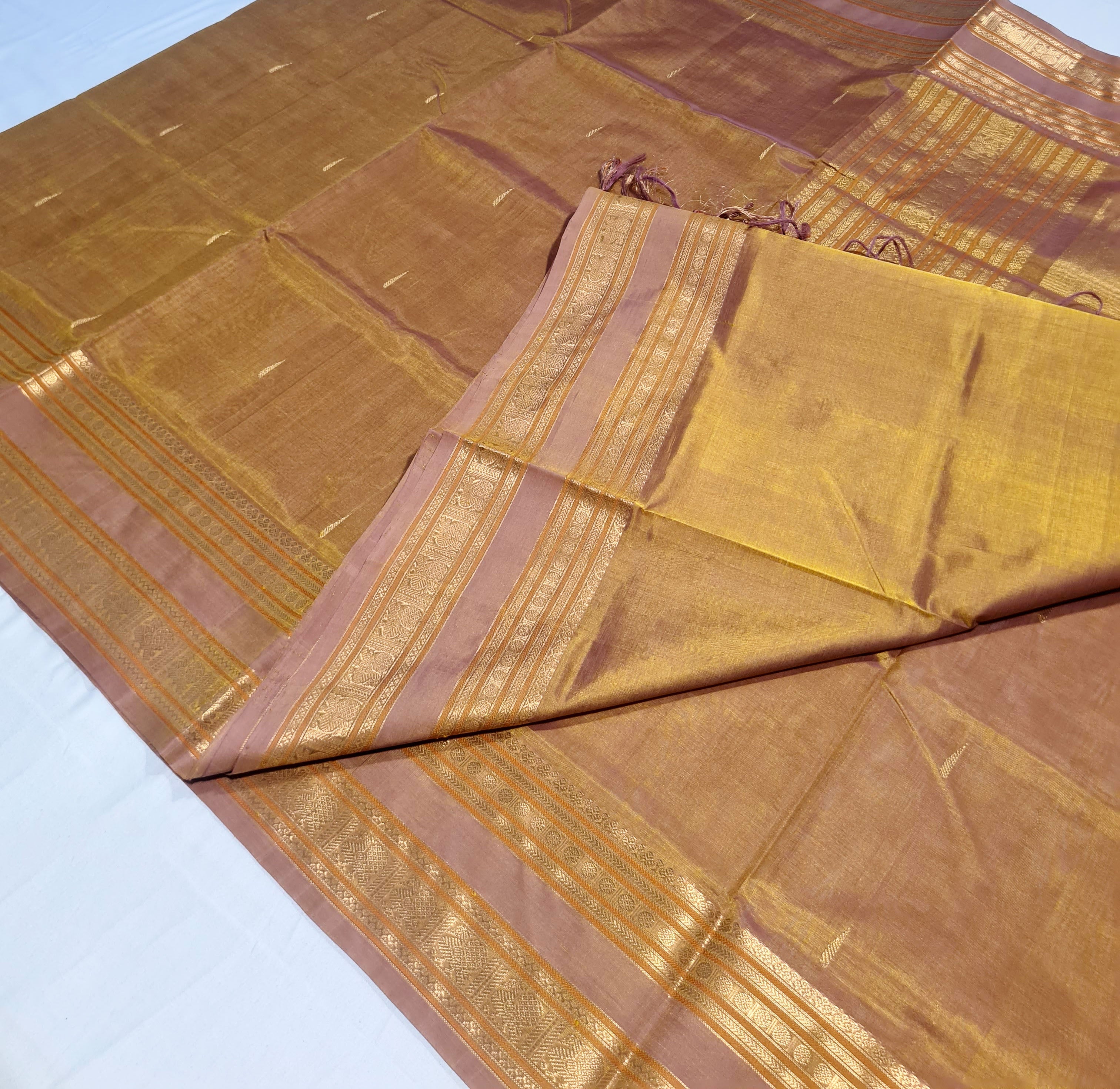 Kanchipuram Pure Silk Cotton Saree