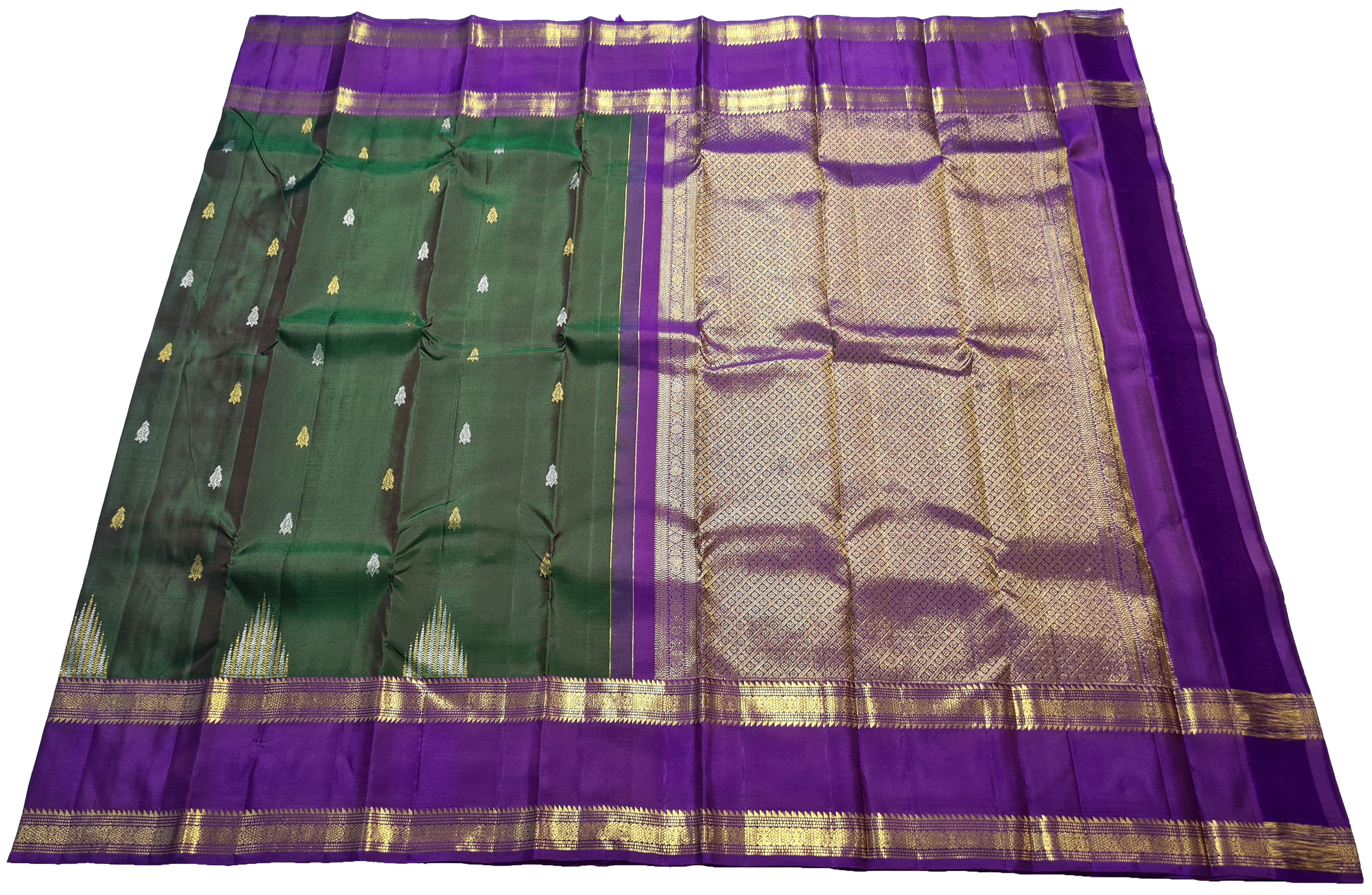 Kanchipuram Pure Silk Saree with pure zari