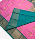 Kanchi Vegan Silk Saree With Contrast Blouse and Rich Jari Pallu