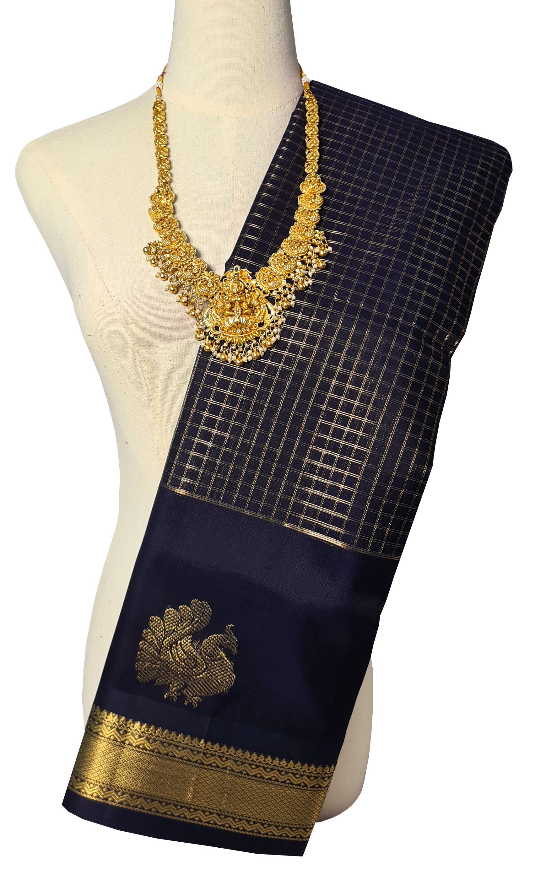 Vairaoosi Kanchipuram Pure Silk Cotton Saree