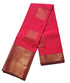 Kanchi Vegan Silk Saree With Contrast Blouse and Rich Jari Pallu