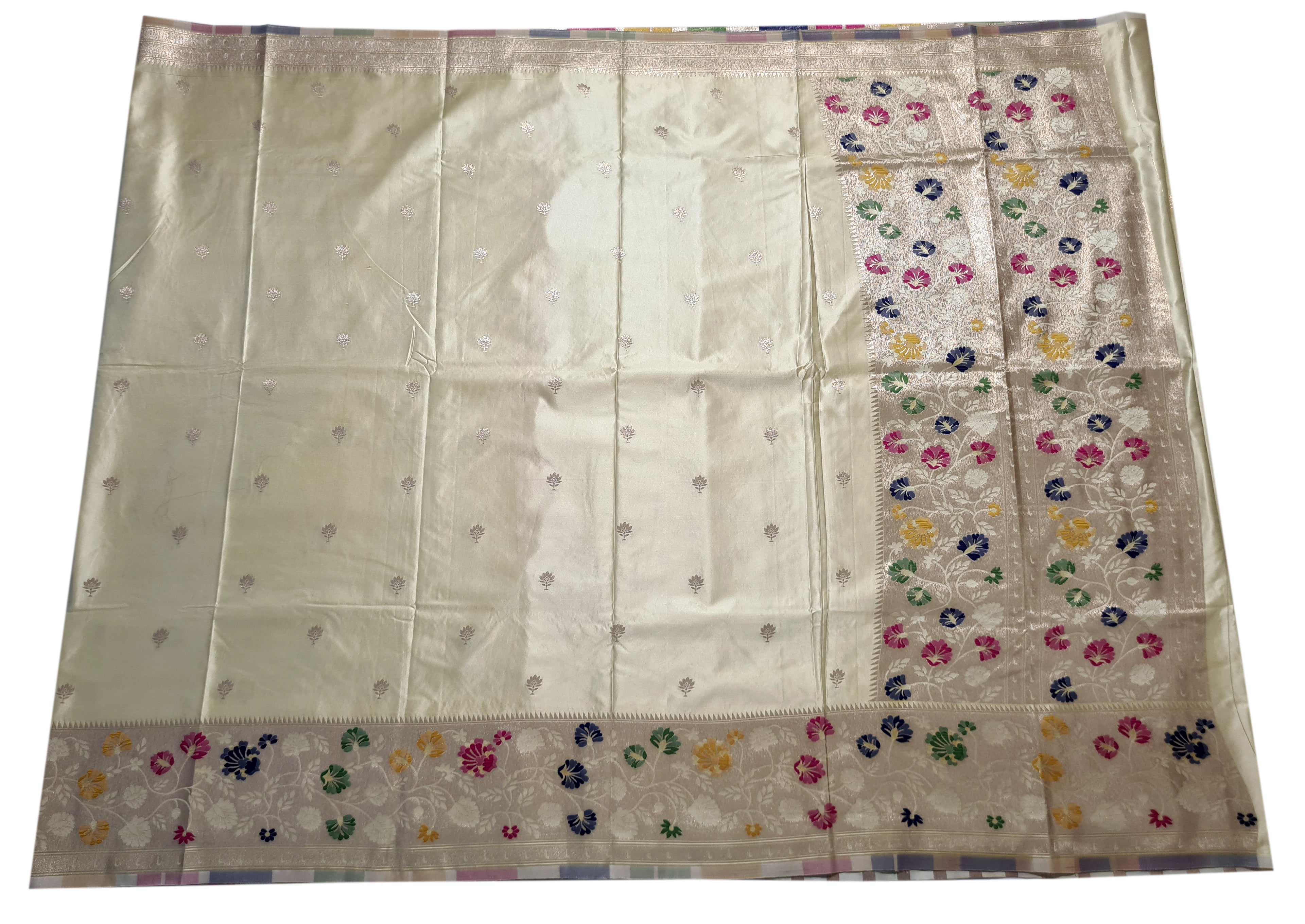 Bengaluru Crape Antic Silk Meena Sarees