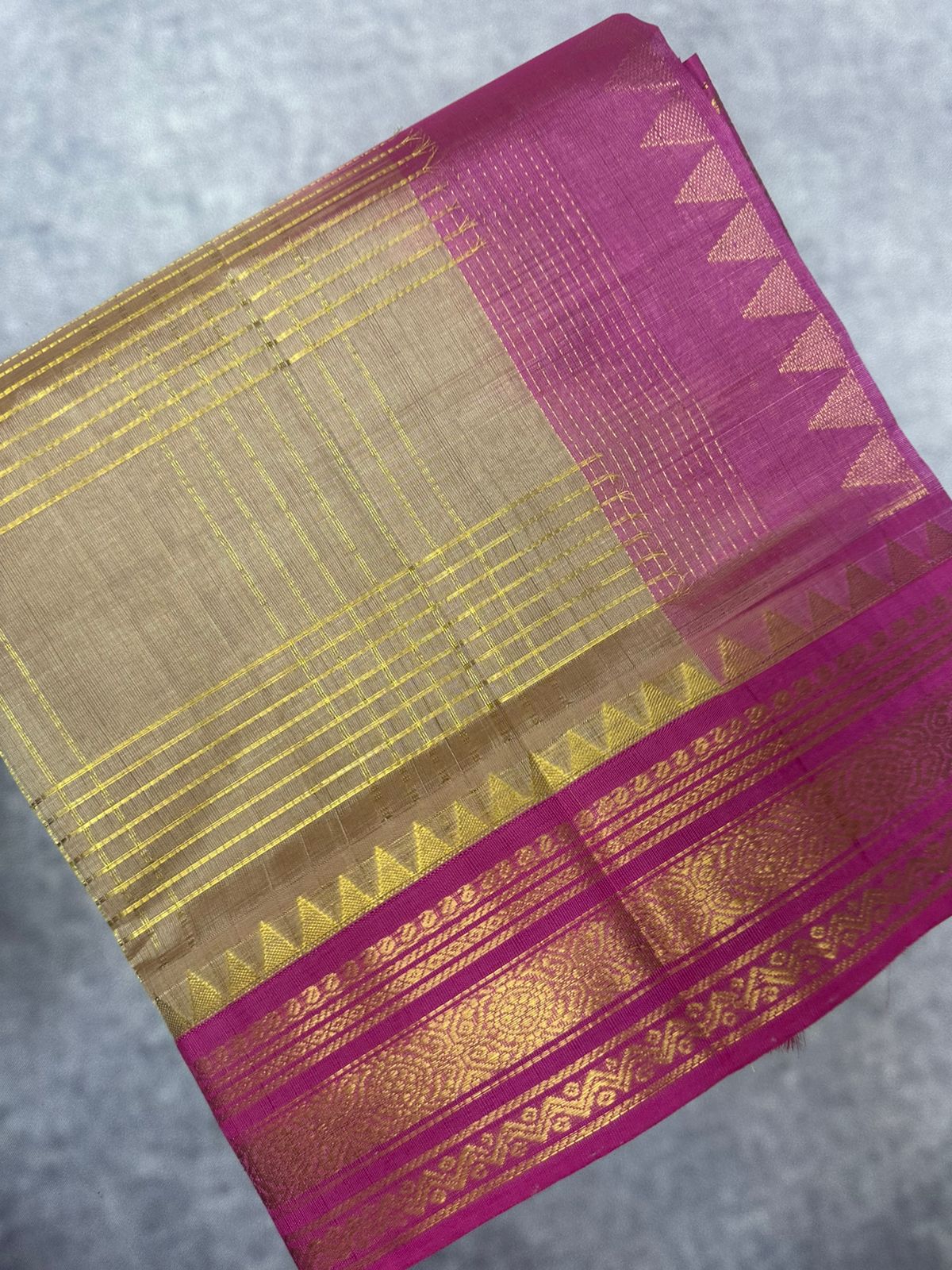 Kanchipuram Pure Silk Cotton Saree