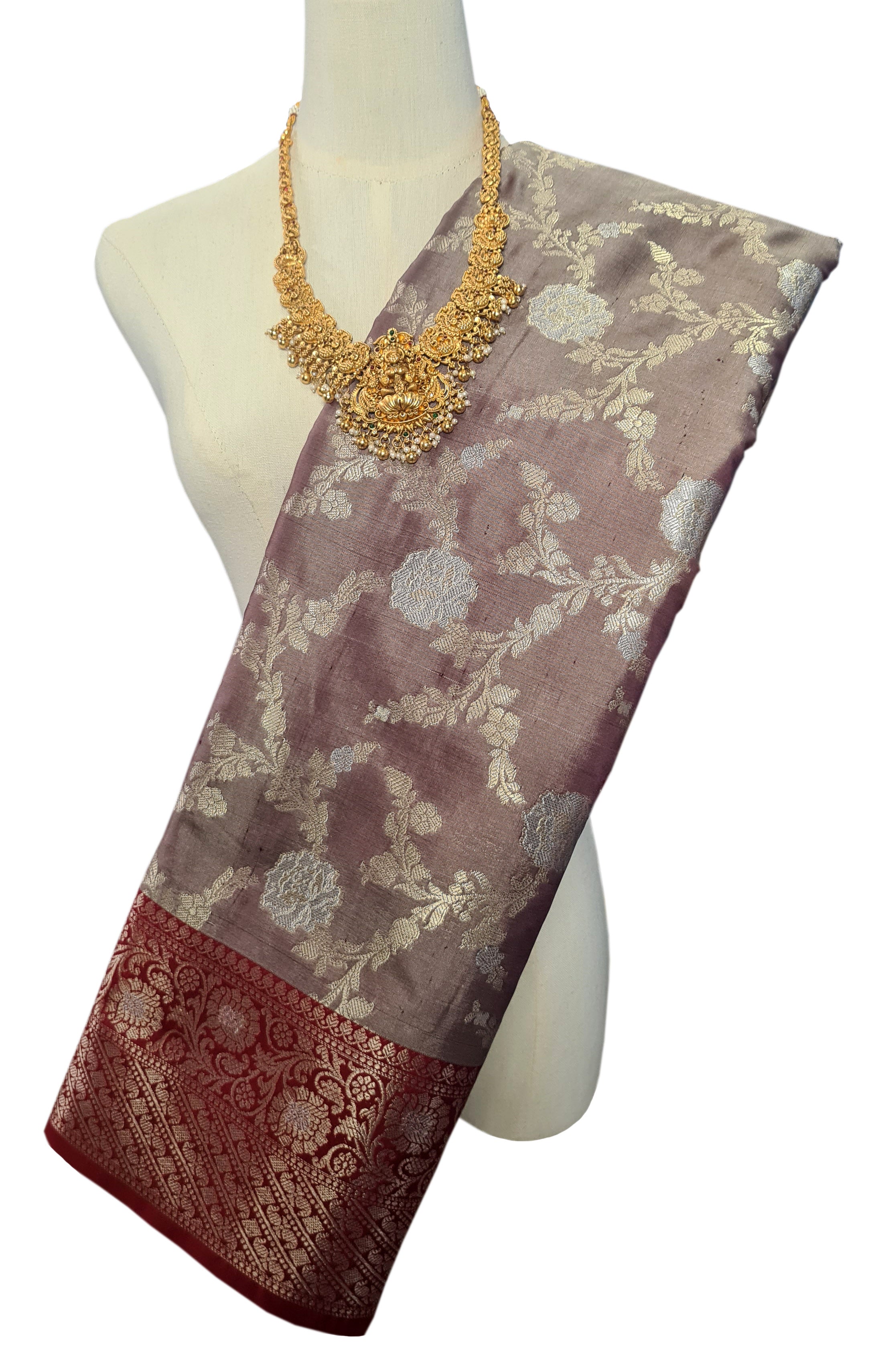 Banarasi Katan Jaal Silk Sarees