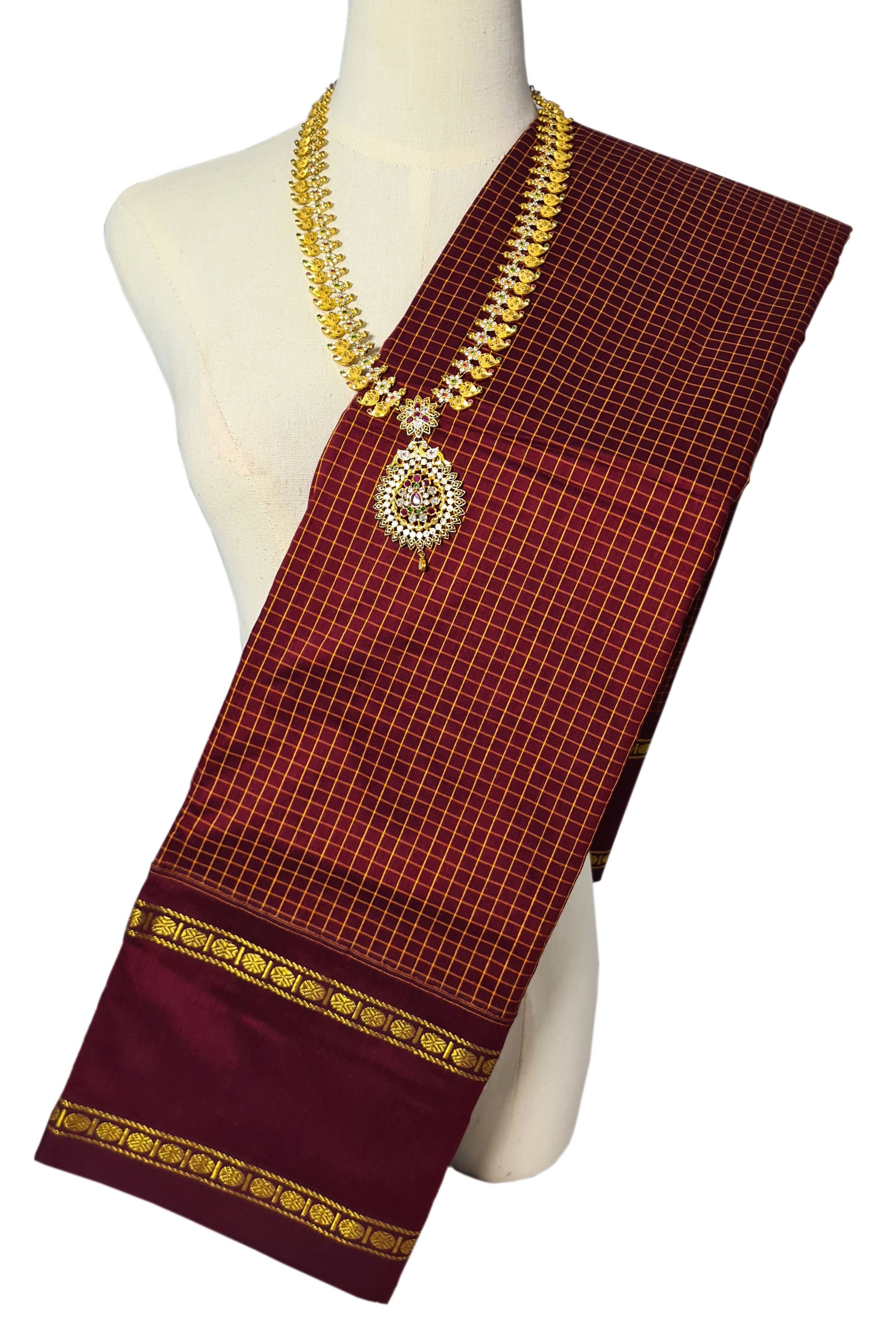 Vairaoosi Agarlic Cotton Silk Sarees