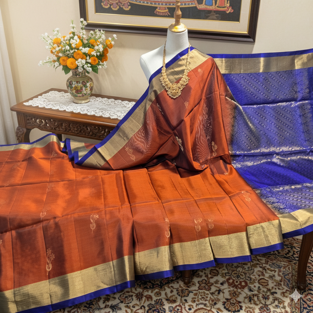 Kanchipuram Pure Soft Silk Saree