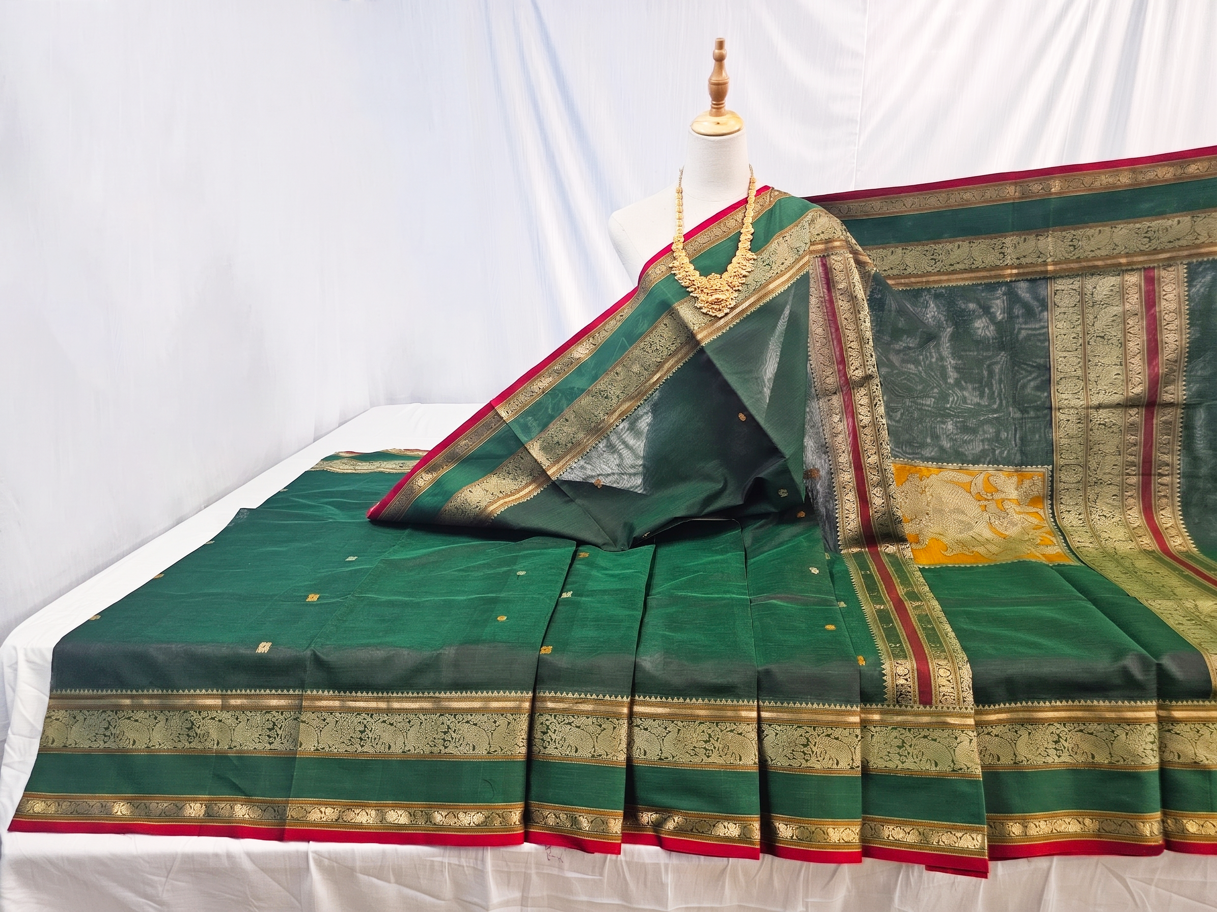 Kanchipuram Pure Silk Cotton Saree