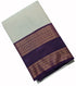 Kanchi Vegan Silk Saree With Contrast Blouse and Rich Jari Pallu