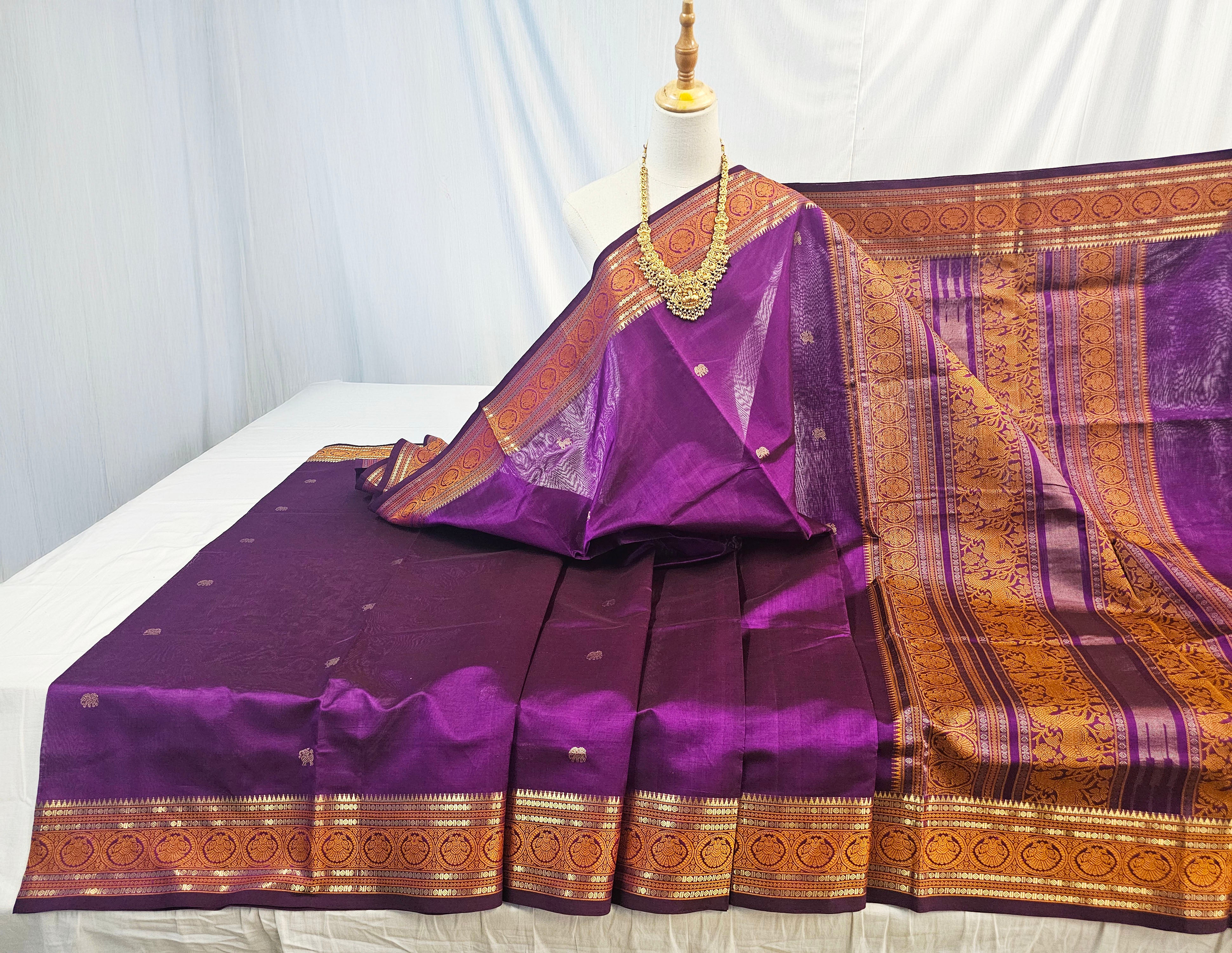 Kanchipuram Pure Silk Cotton Saree