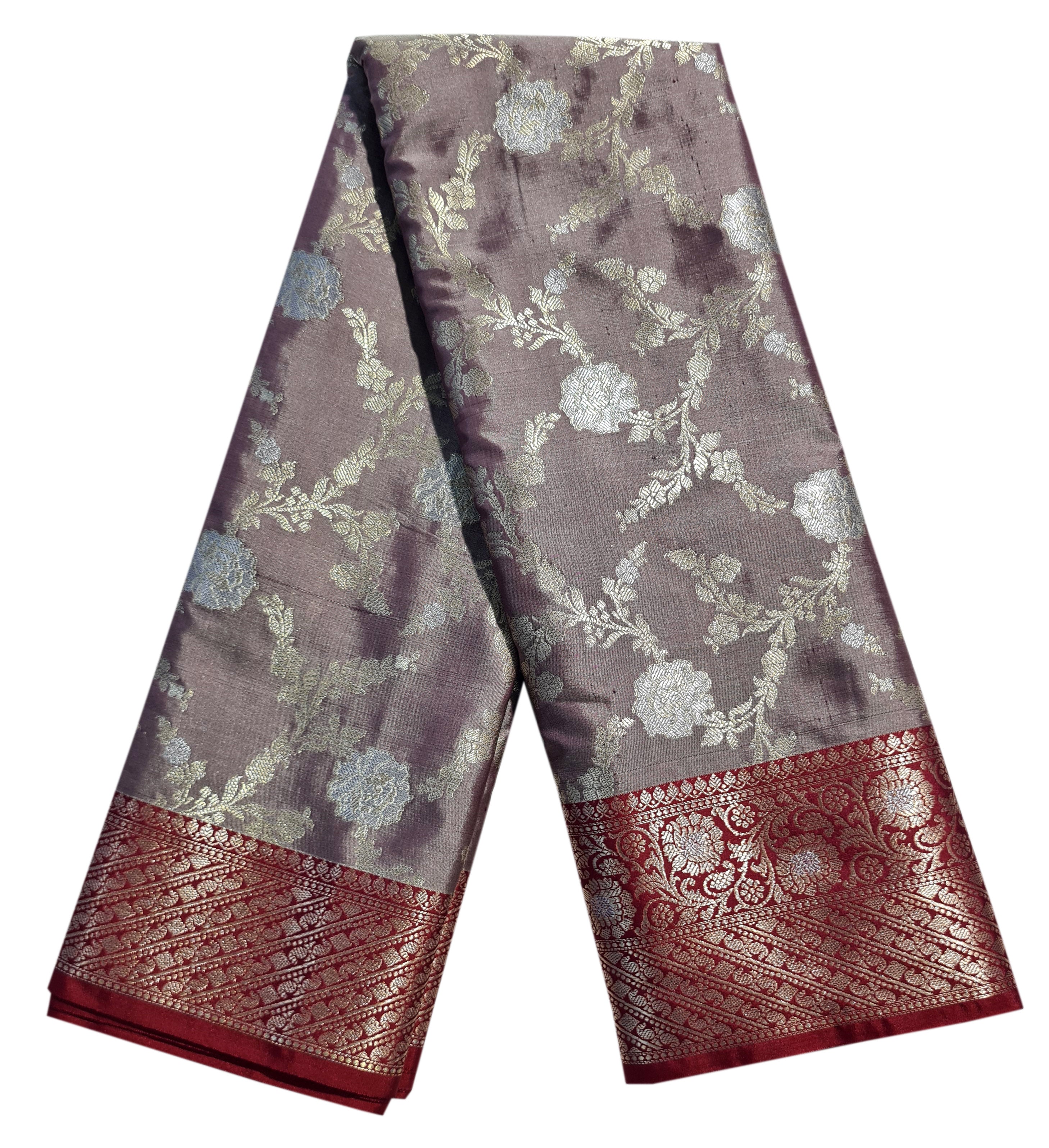 Banarasi Katan Jaal Silk Sarees