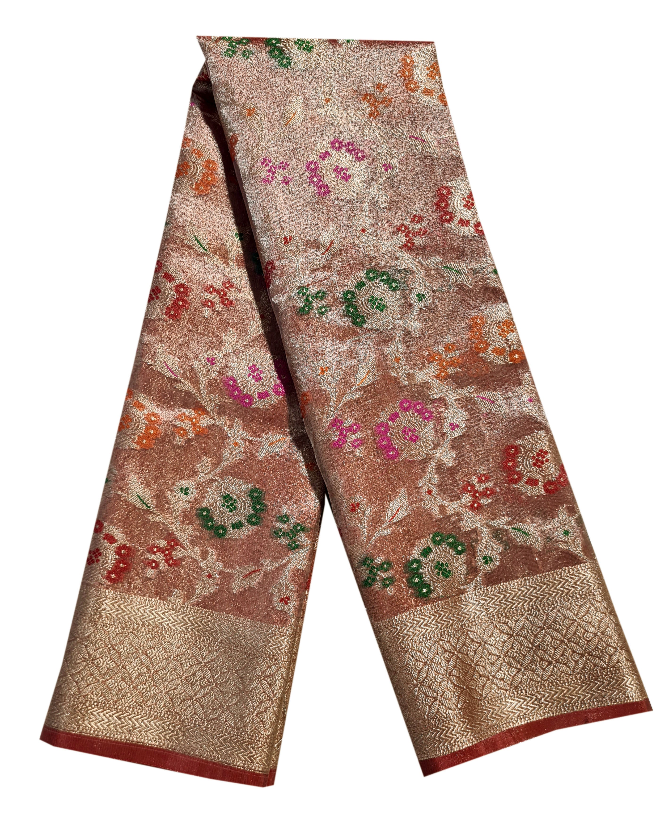 Banarasi Tissue Mina Sarees