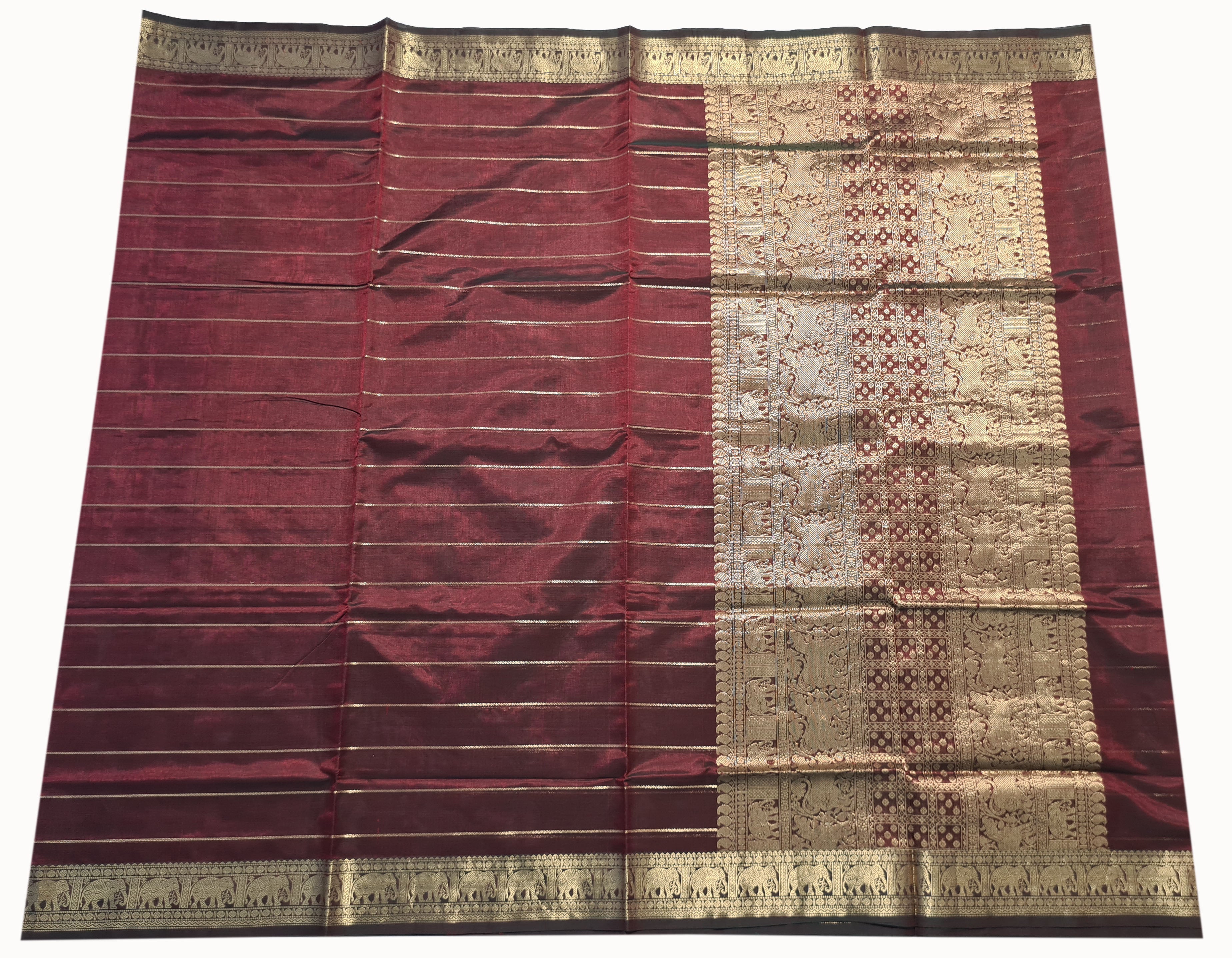 Kanchipuram Pure Silk Cotton Saree