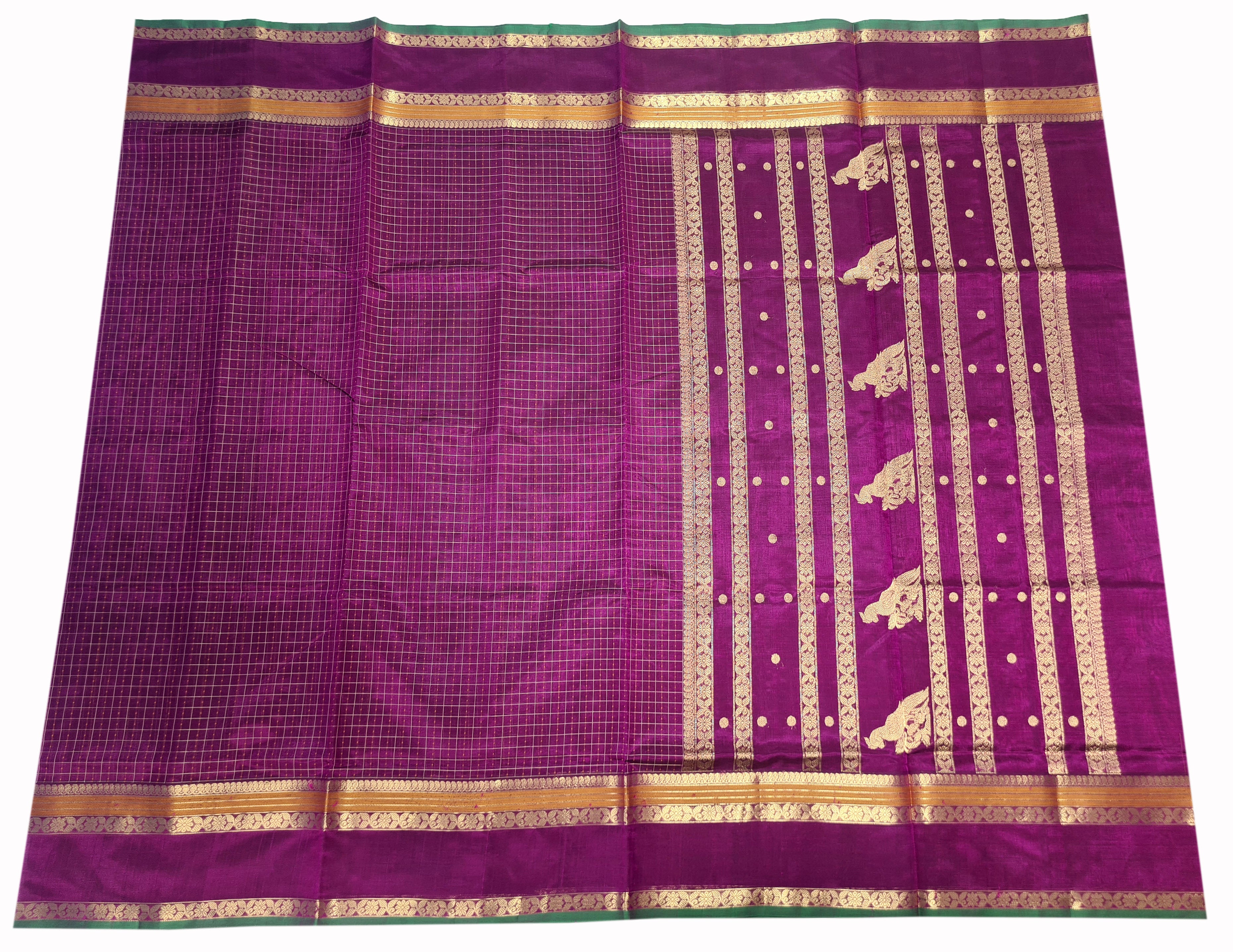 Kanchipuram Pure Silk Cotton Saree