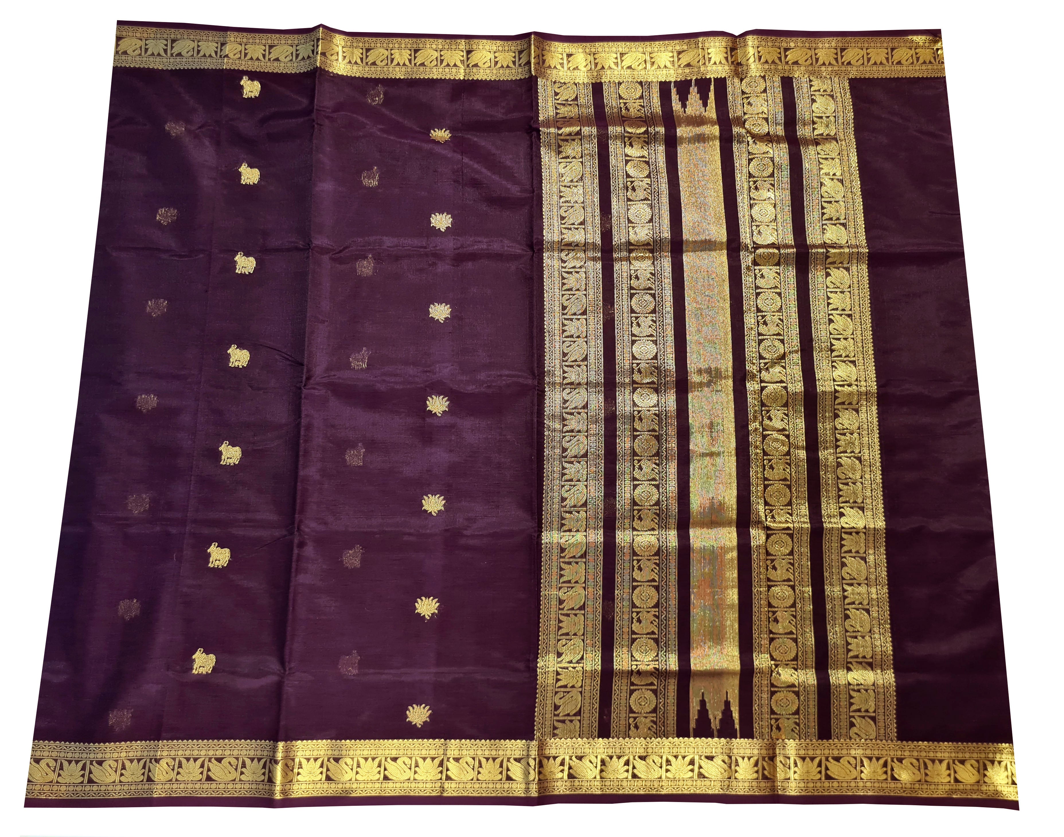 Kanchipuram Pure Silk Cotton Saree