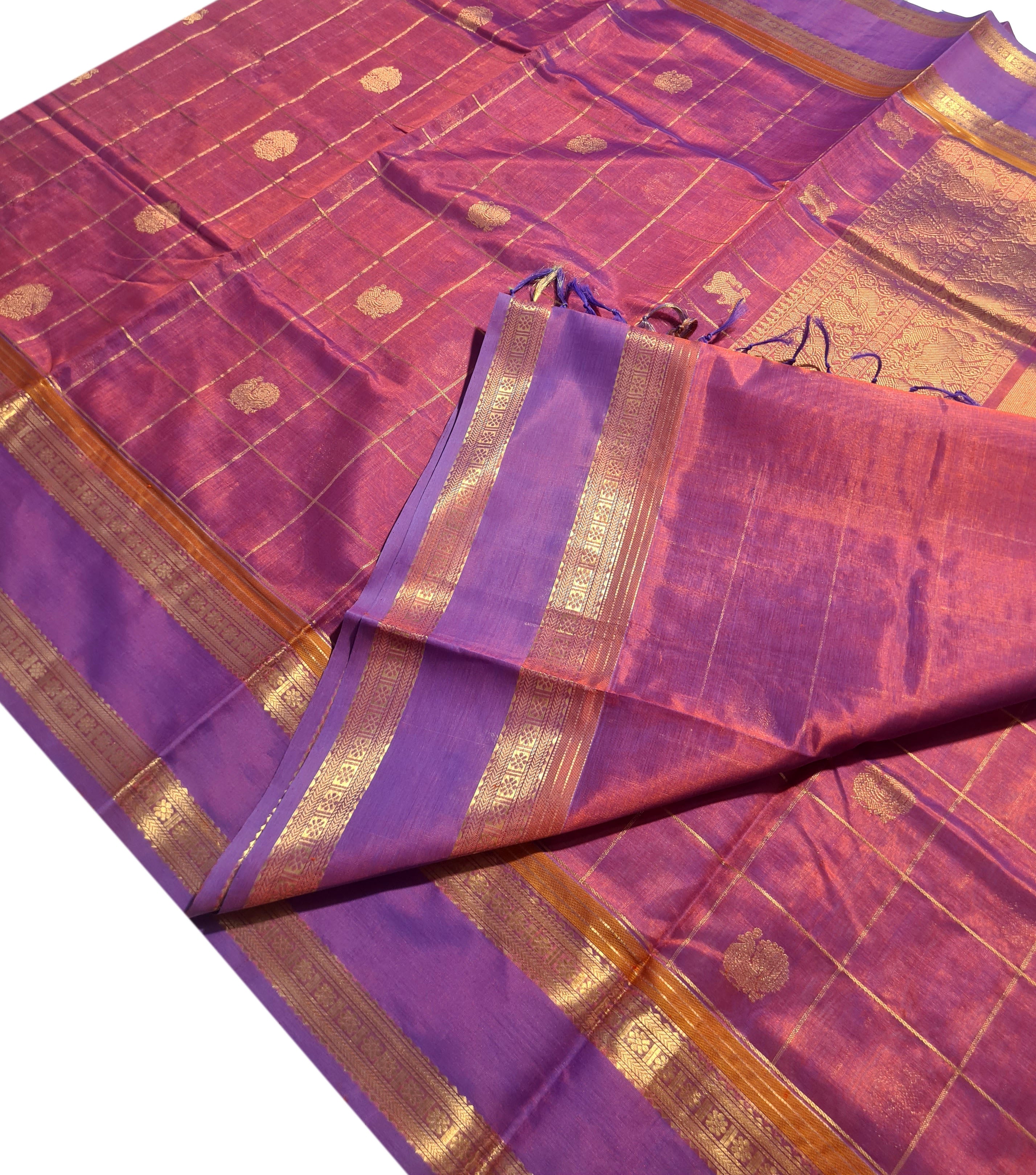 Kanchipuram Pure Silk Cotton Saree