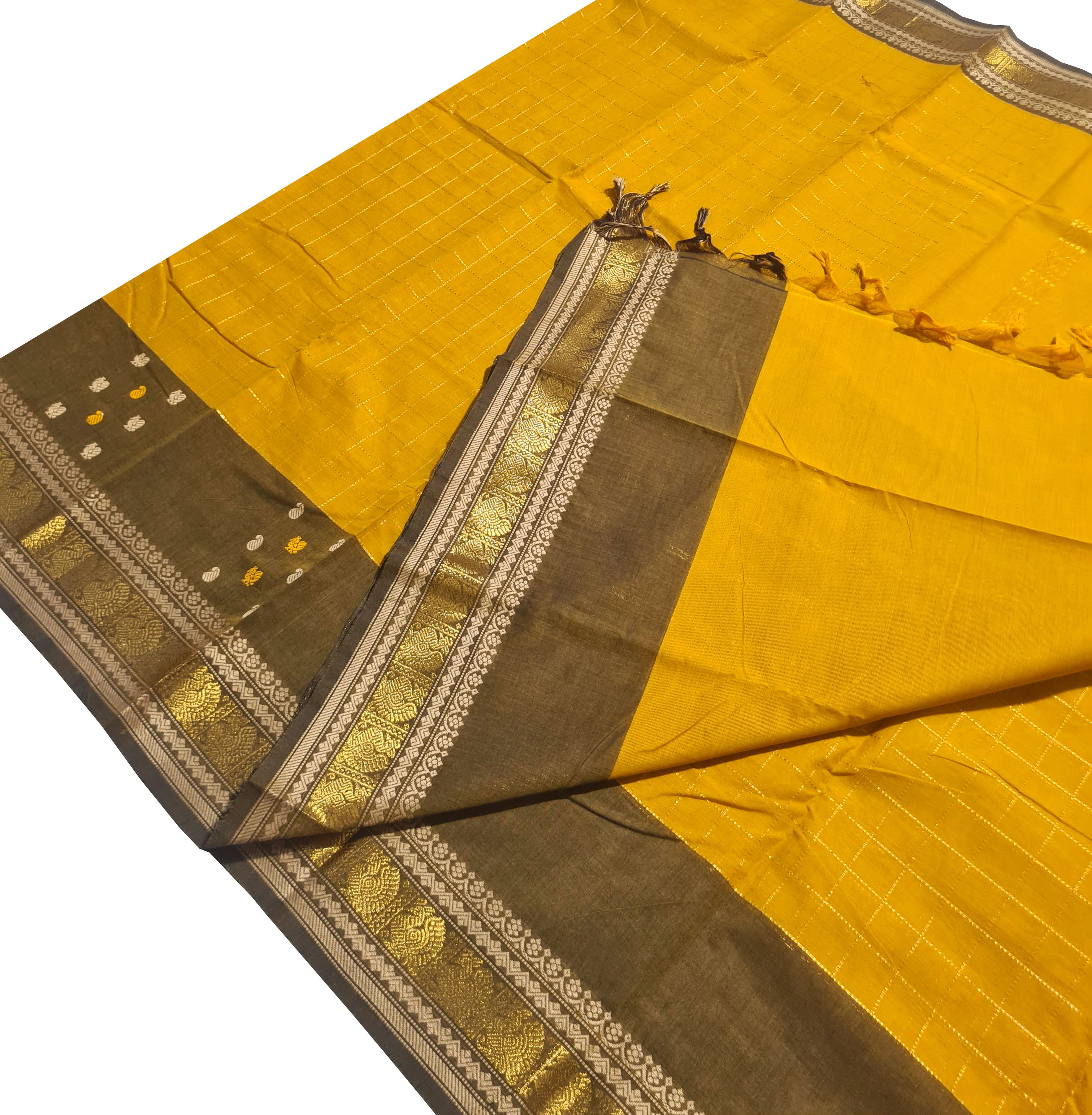 Kanchipuram Agarlic Cotton Sarees