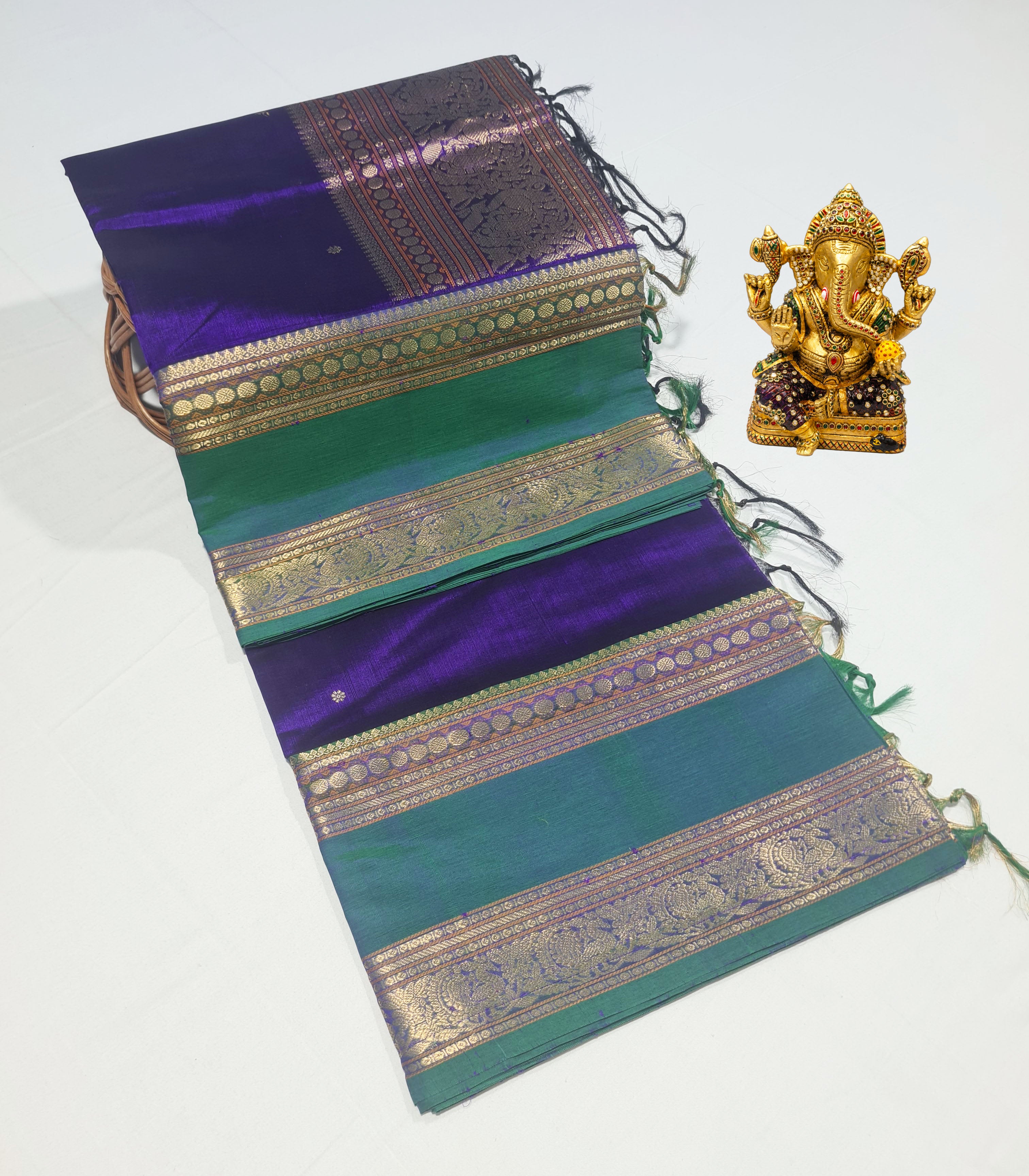 Kanchipuram Pure Silk Cotton Saree