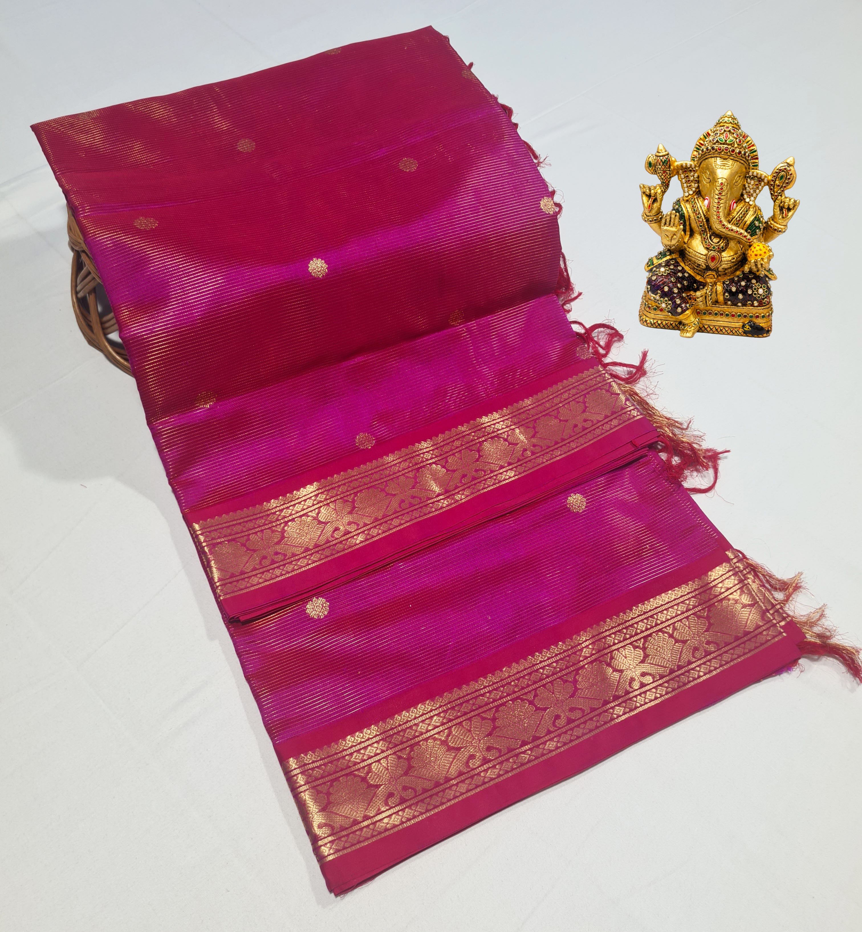 Kanchipuram Pure Silk Cotton Saree