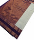 Kanchi Vegan Silk Saree With Contrast Blouse and Rich Jari Pallu