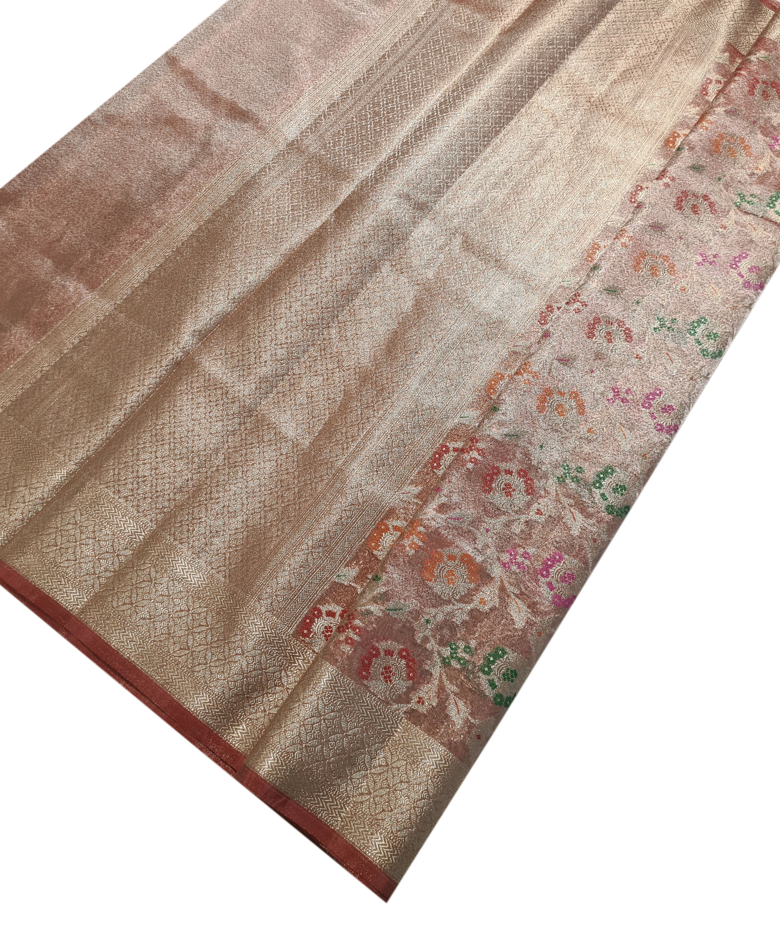 Banarasi Tissue Mina Sarees