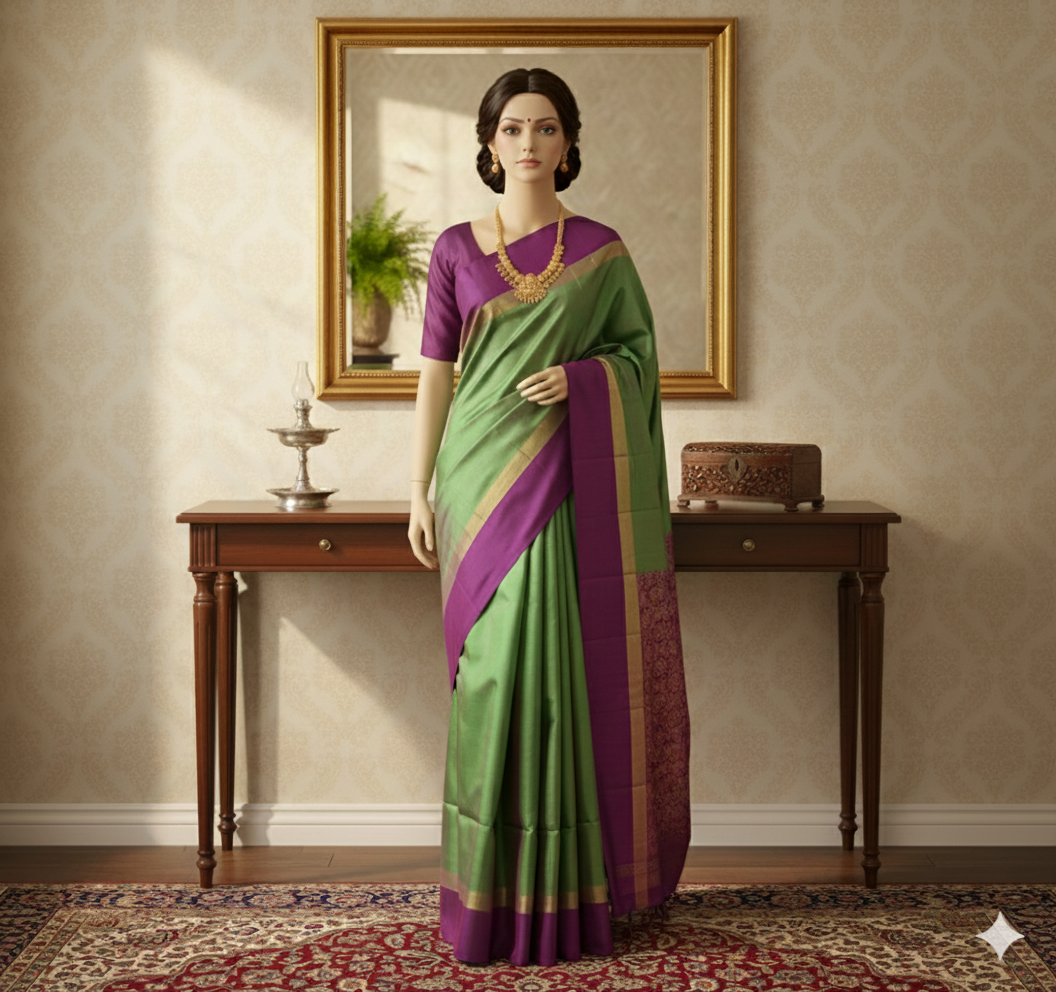 Kanchipuram Pure Soft Silk Saree