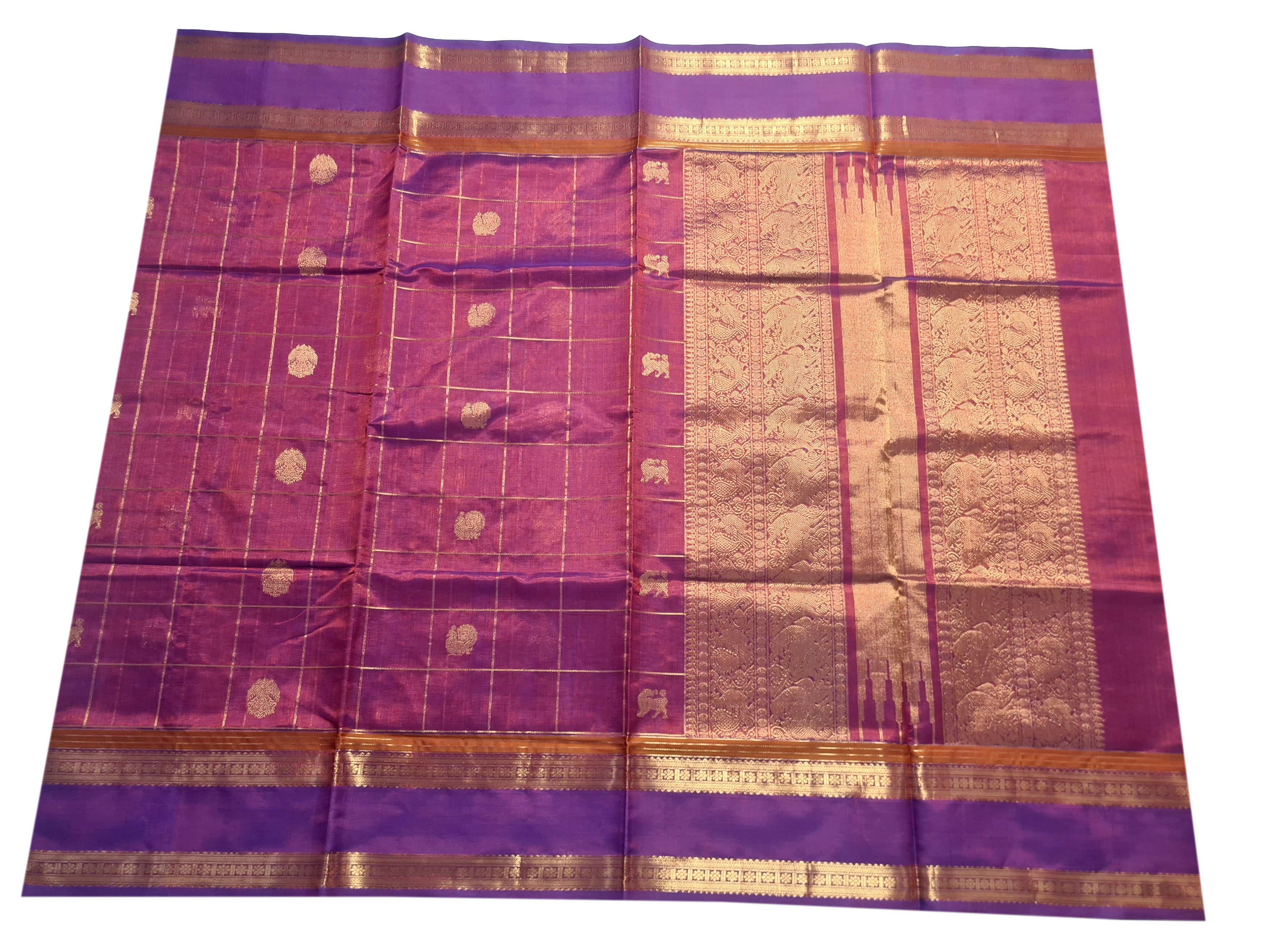 Kanchipuram Pure Silk Cotton Saree