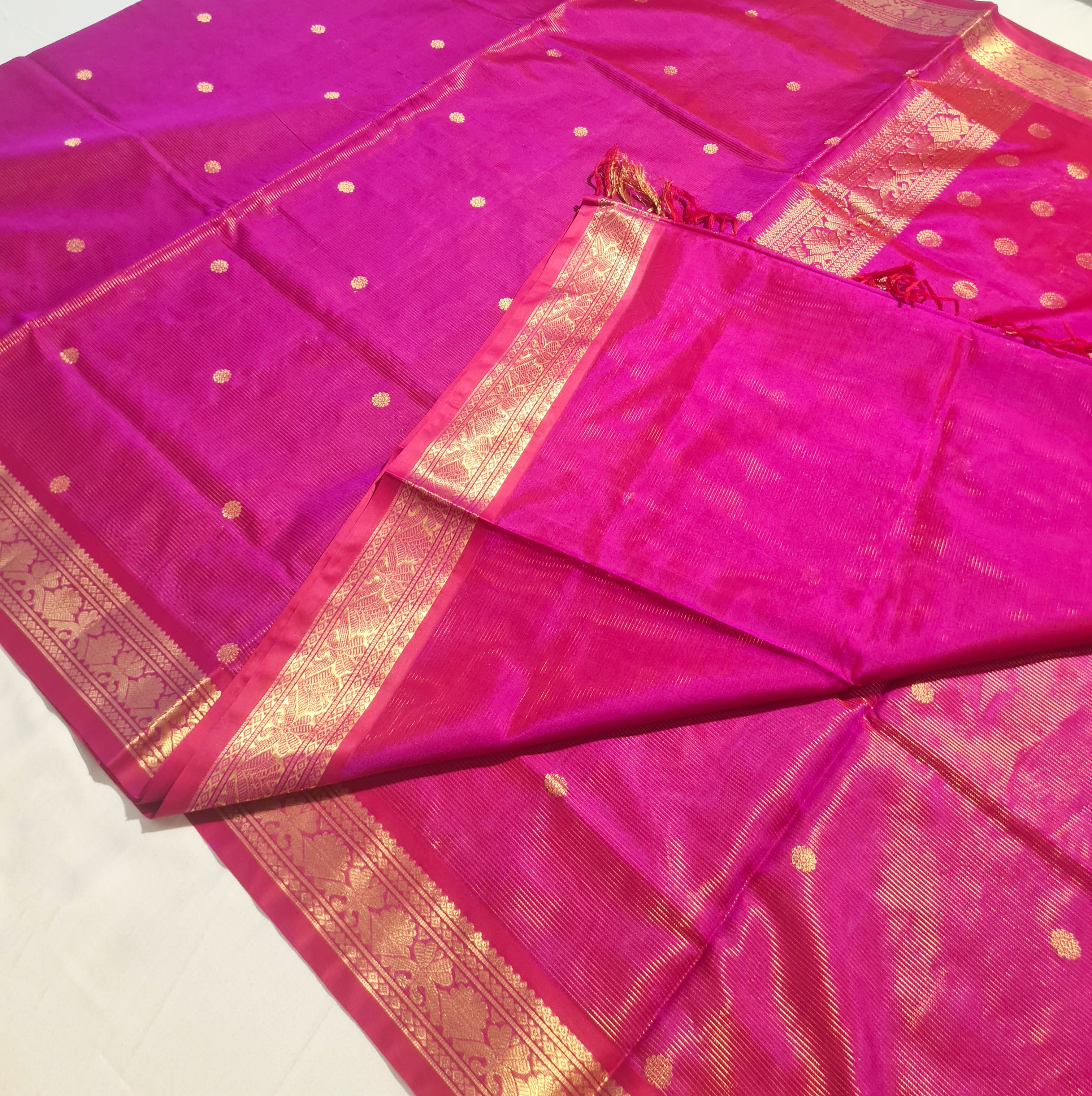 Kanchipuram Pure Silk Cotton Saree