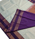 Kanchi Vegan Silk Saree With Contrast Blouse and Rich Jari Pallu