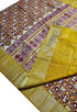 Semi tussar Antic Design Sarees