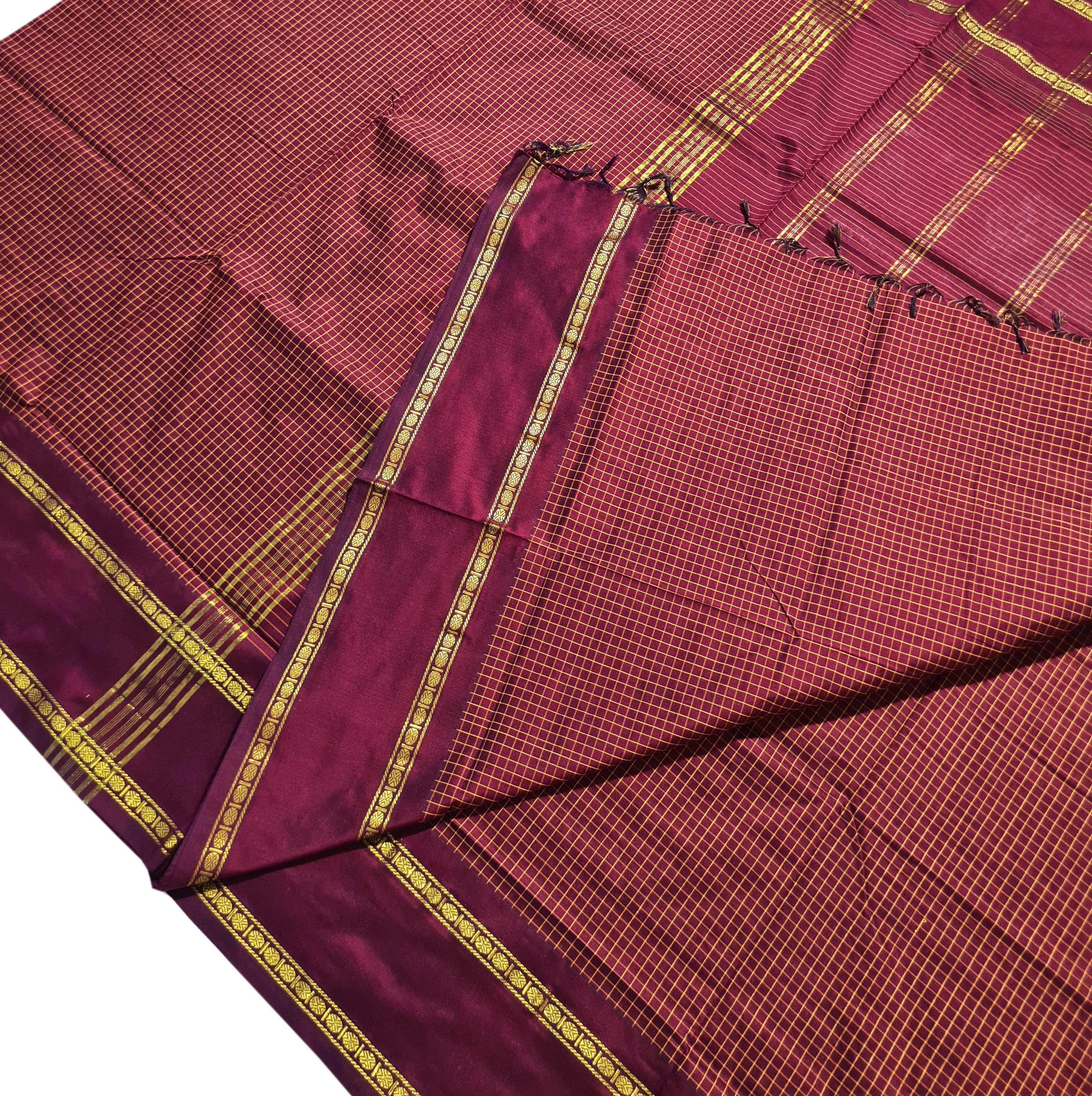 Vairaoosi Agarlic Cotton Silk Sarees