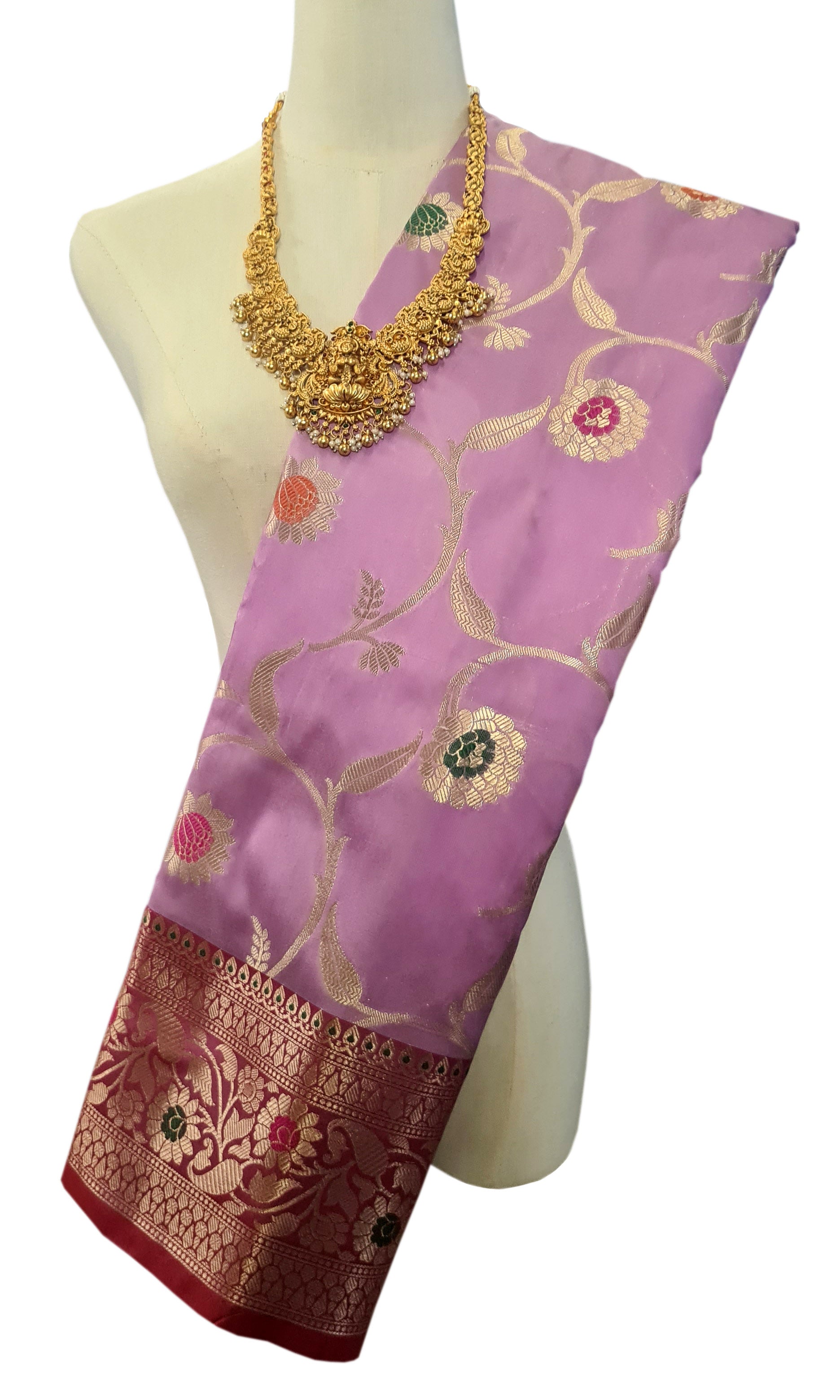 Banarasi Katan Jaal Silk Sarees