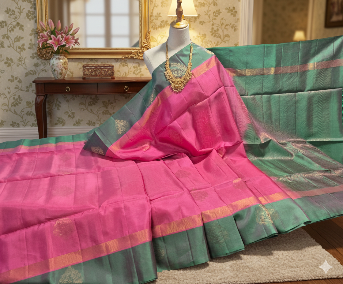 Kanchipuram Pure Soft Silk Saree