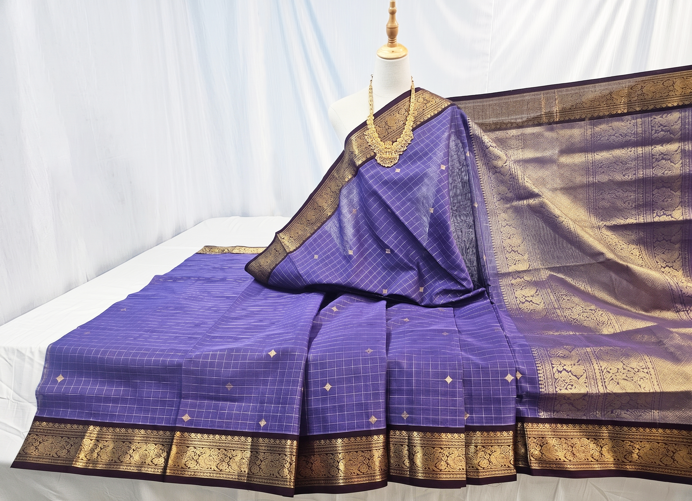 Kanchipuram Pure Silk Cotton Saree