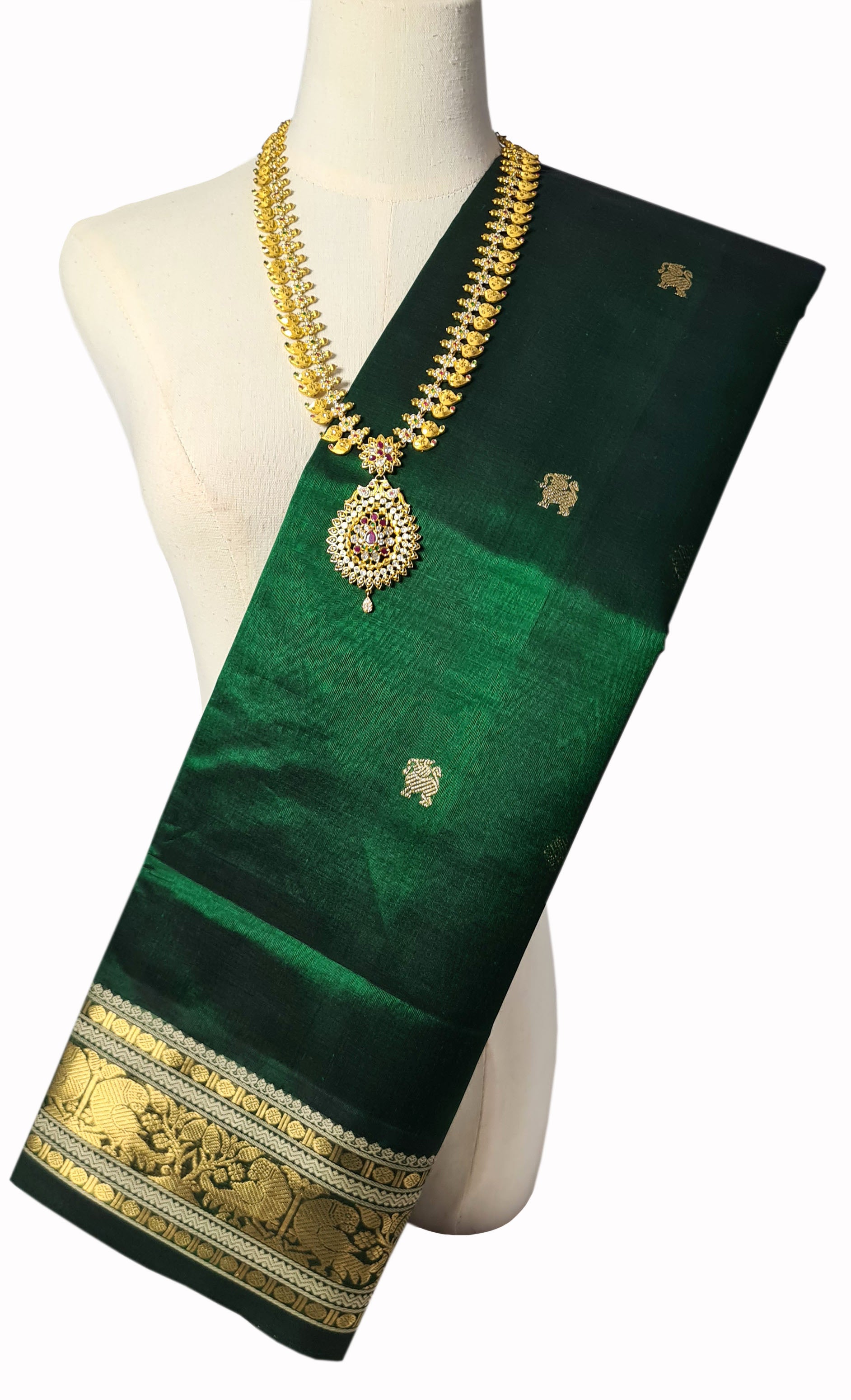 Kanchipuram Pure Silk Cotton Saree