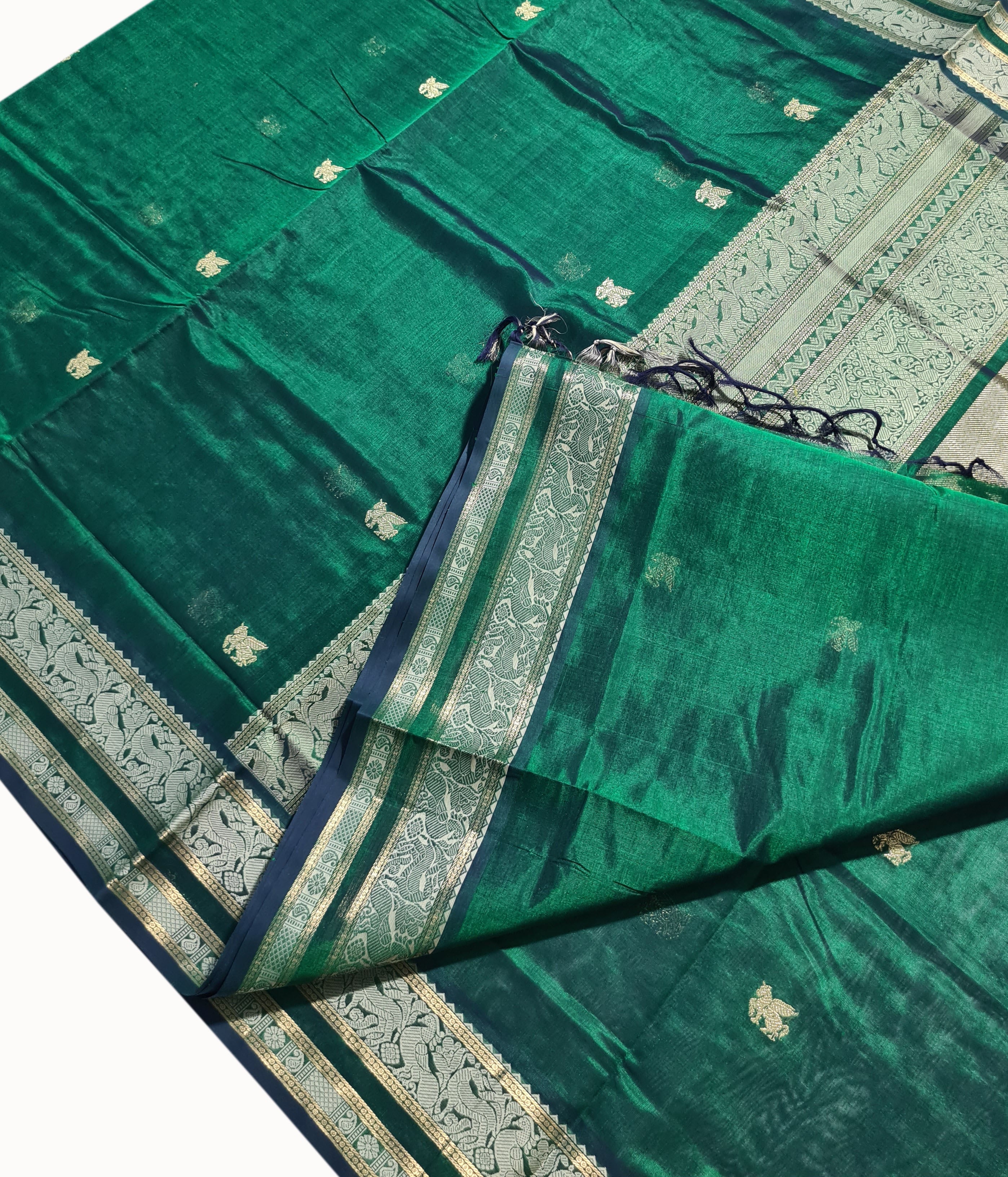 Kanchipuram Pure Silk Cotton Saree